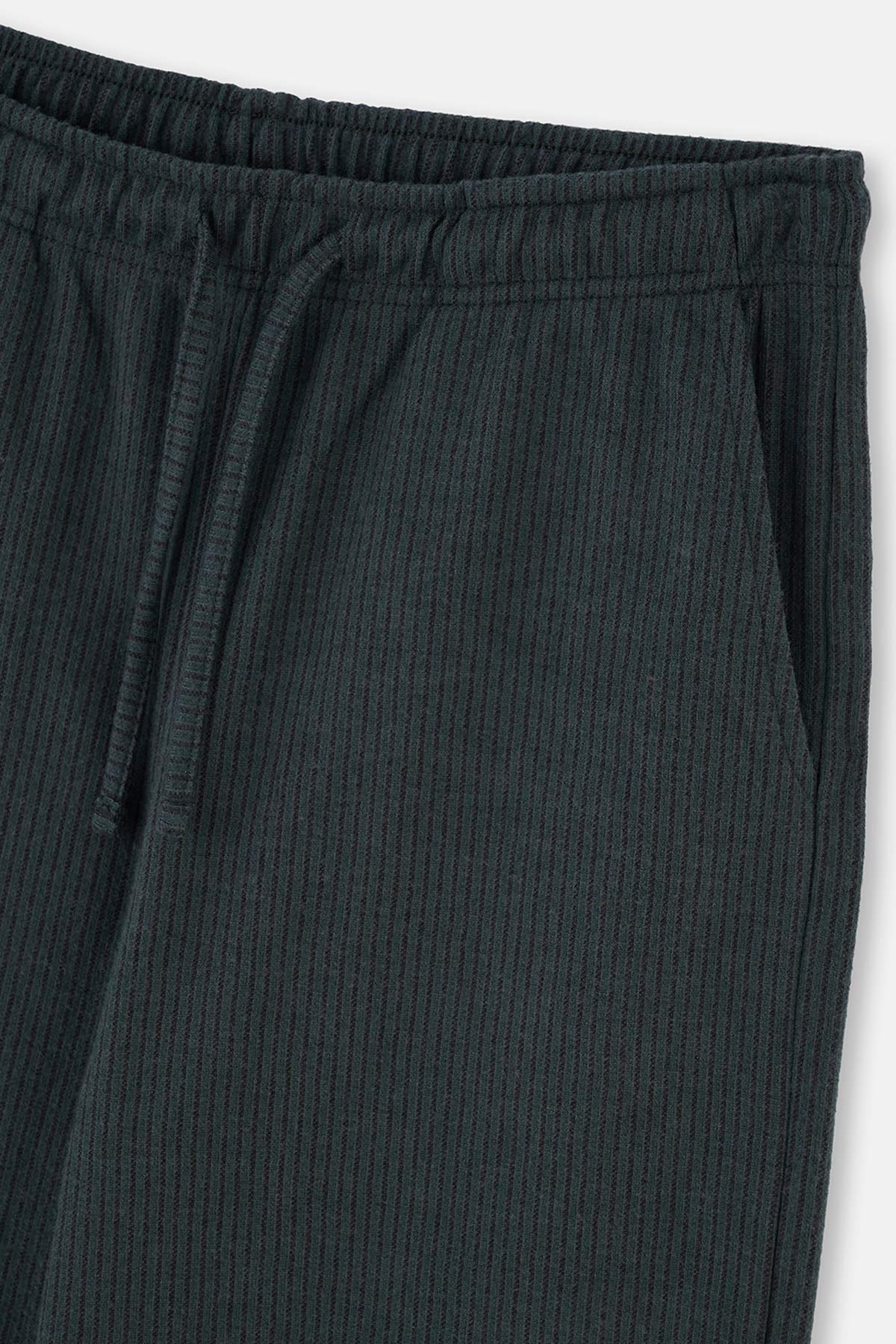 Green LINED JACQUARD KNITTED SINGLE BOTTOM
