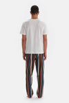 MULTICOLOR STRIPED KNITTED TROUSERS