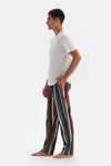MULTICOLOR STRIPED KNITTED TROUSERS