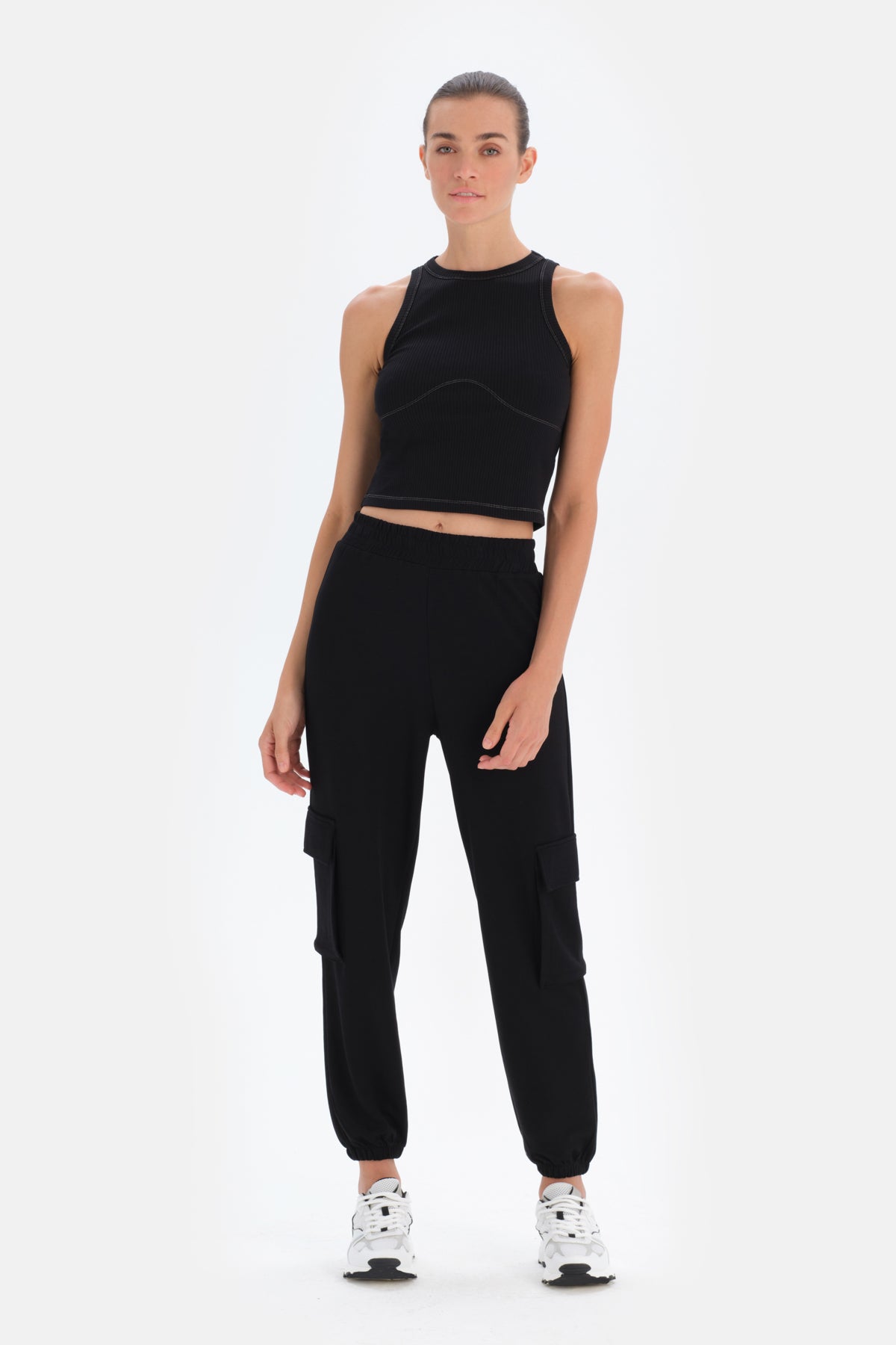 Black TRACKSUIT BOTTOM