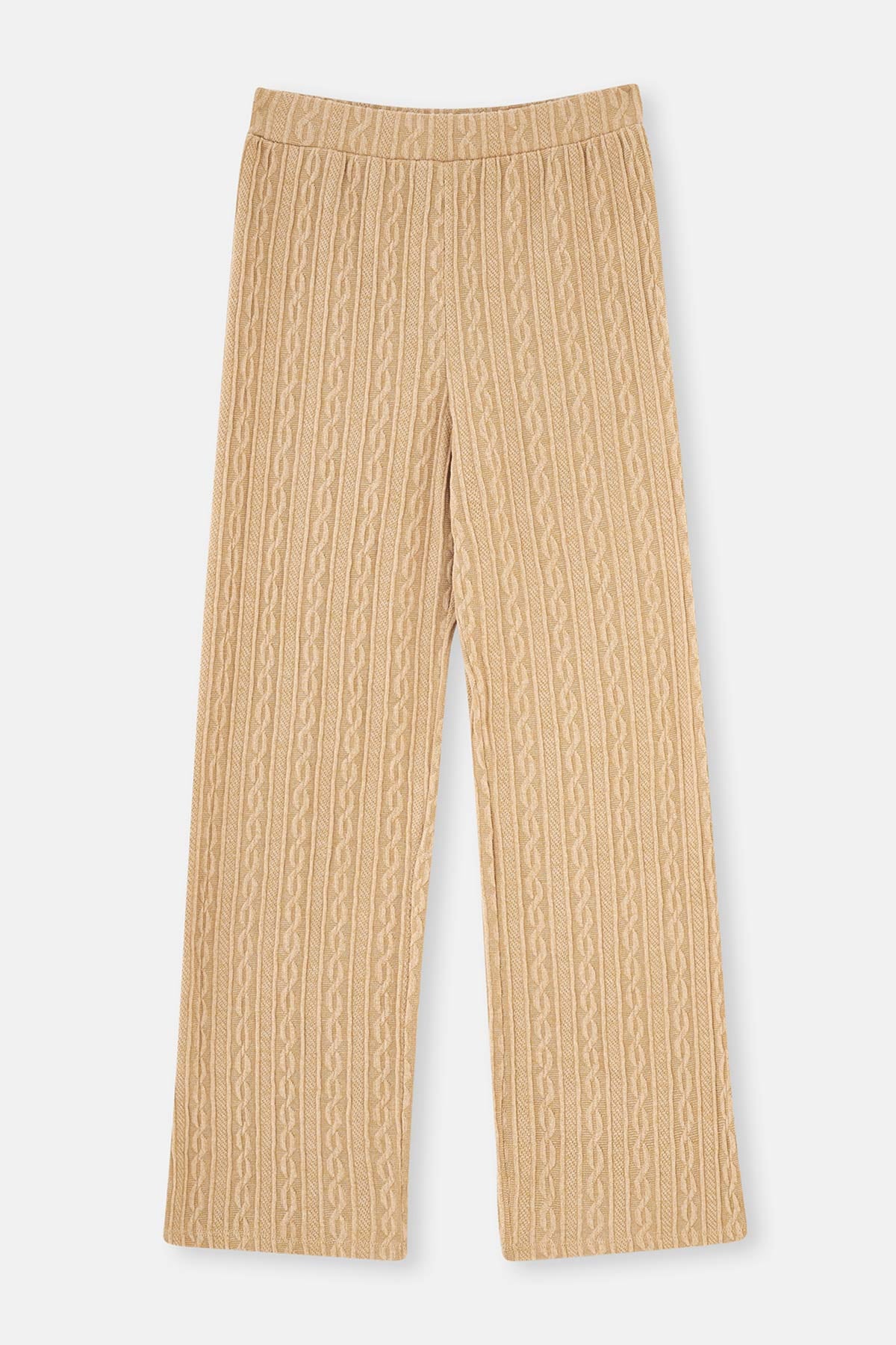 Light Brown JOGGER KNITTED PANTS