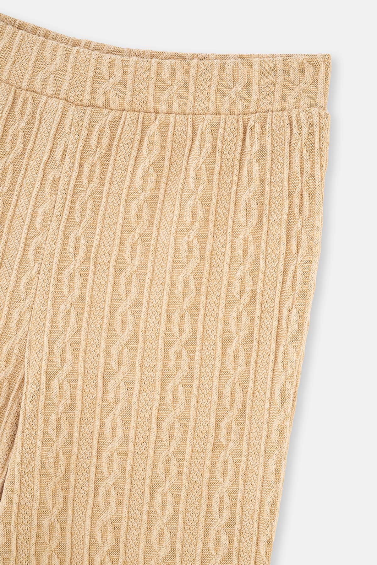 Light Brown JOGGER KNITTED PANTS