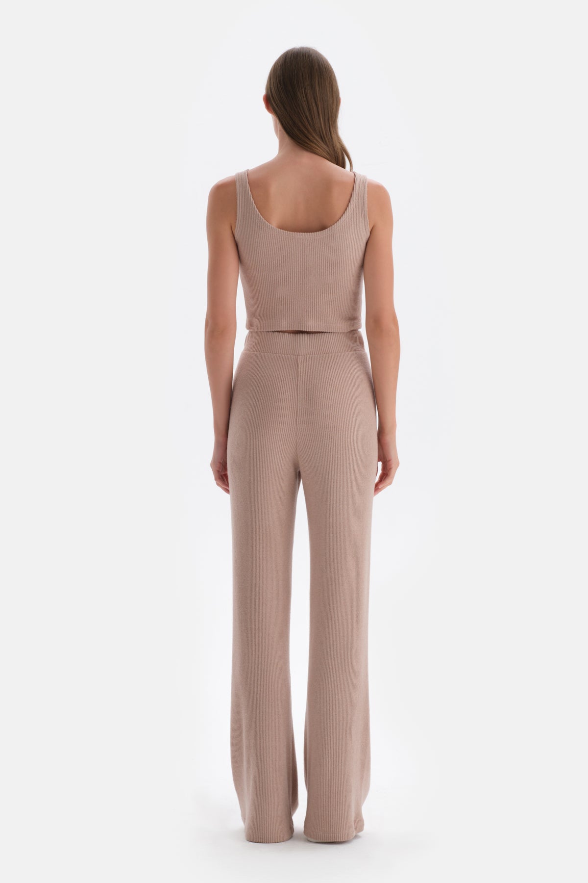 Light Brown WIDE LEG TROUSER