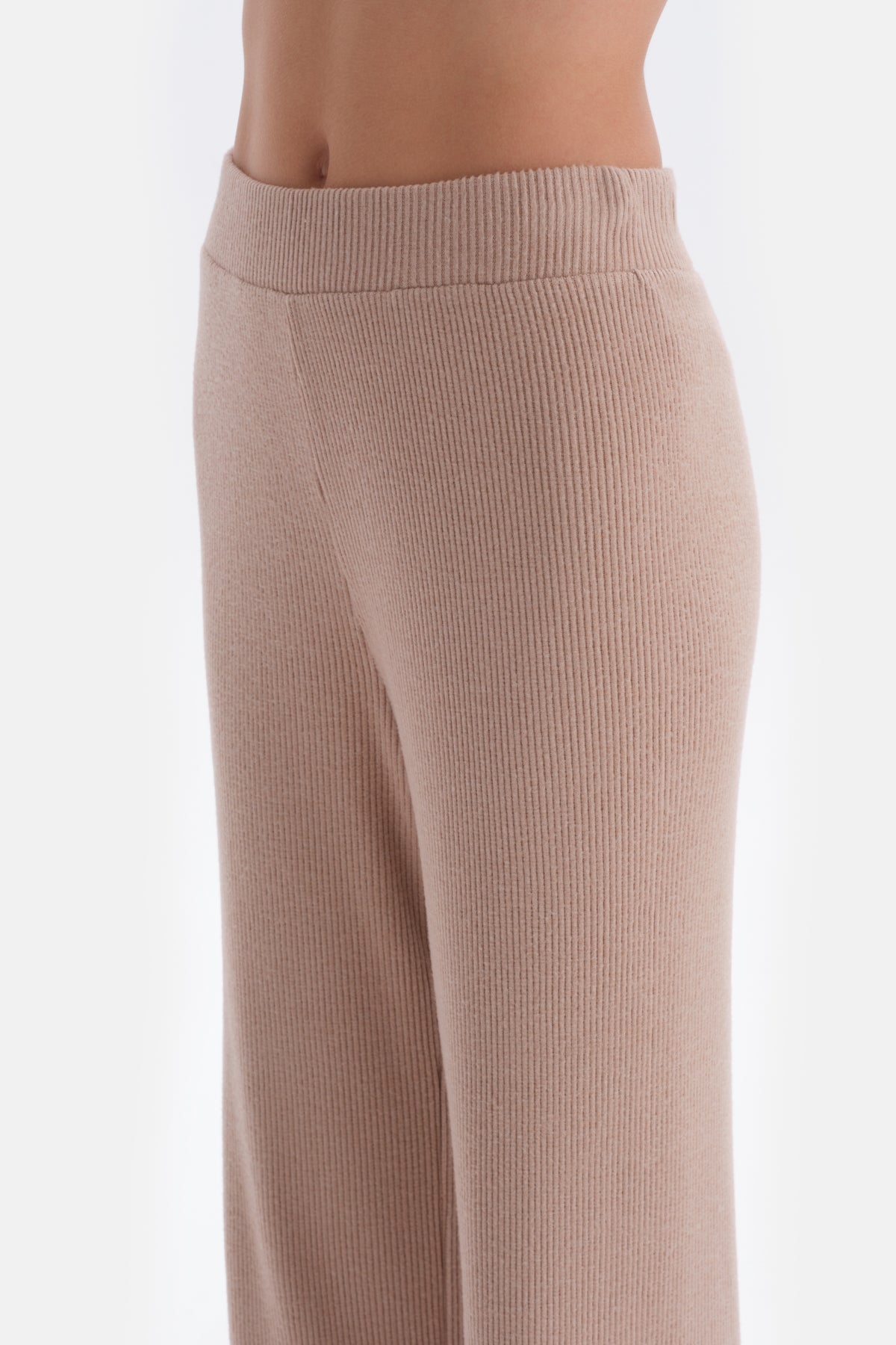 Light Brown WIDE LEG TROUSER