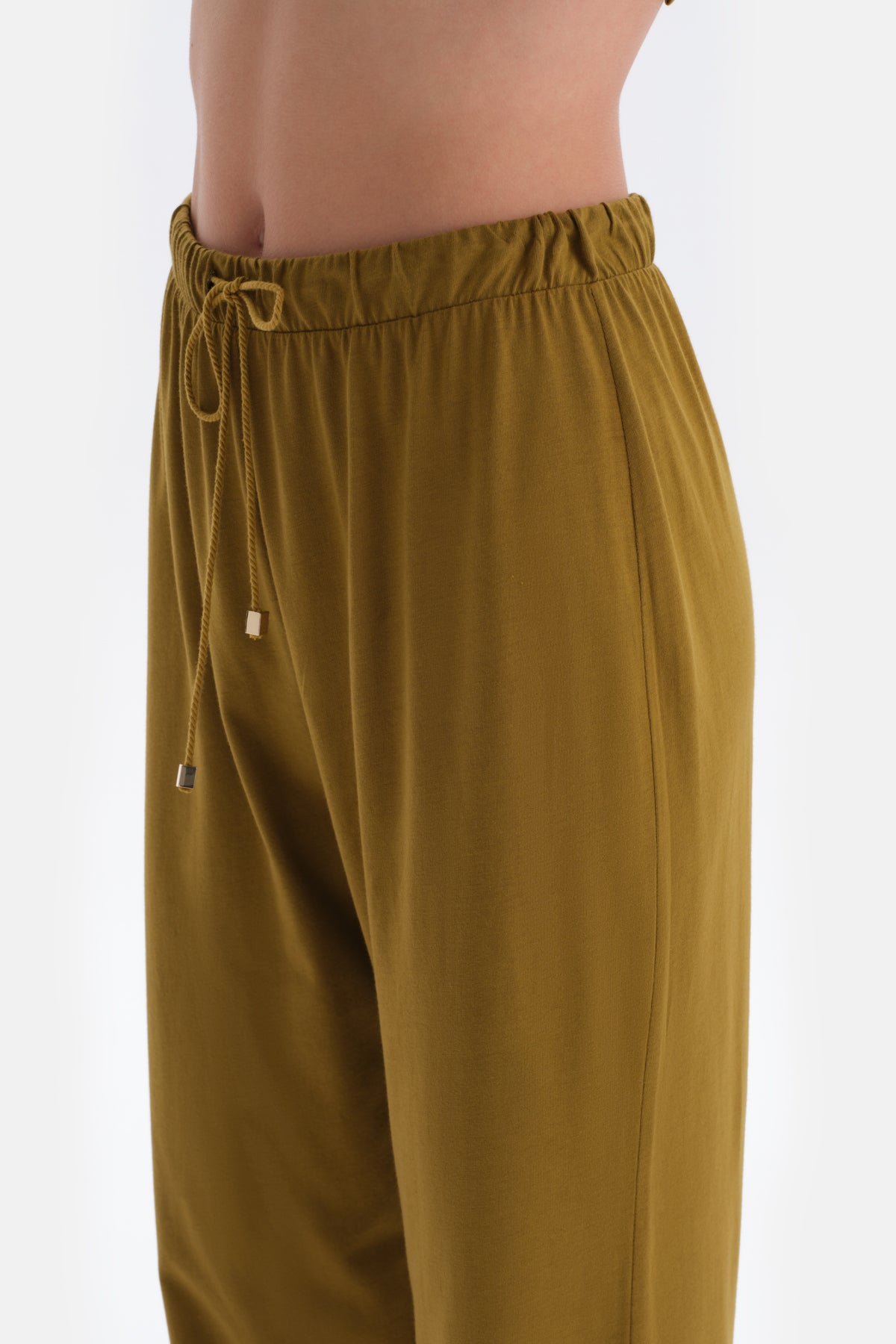 Yeşil Basıc Gömlek Pantolon Pijama Takımı