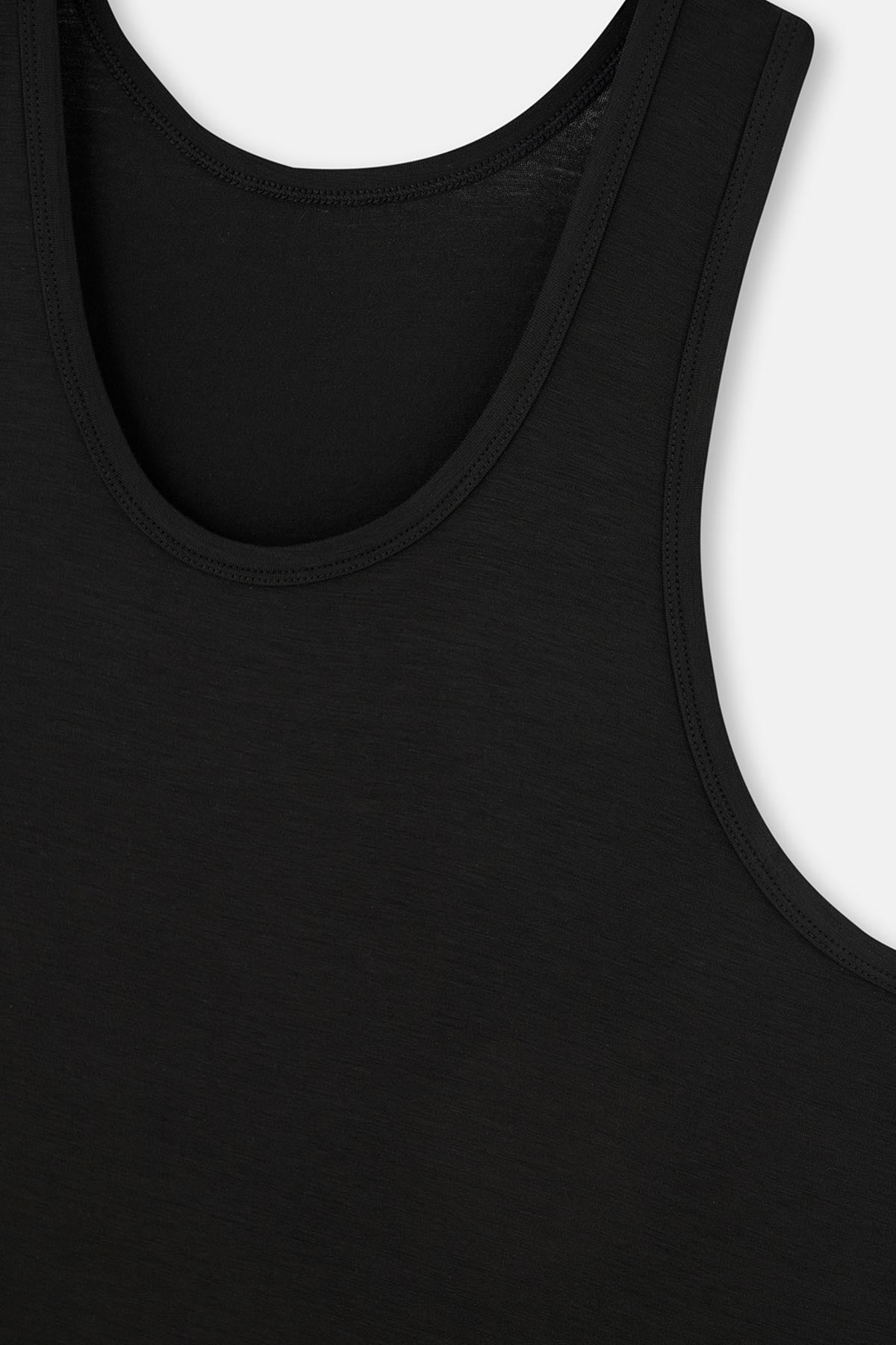 Black BASIC MODAL TANKTOP