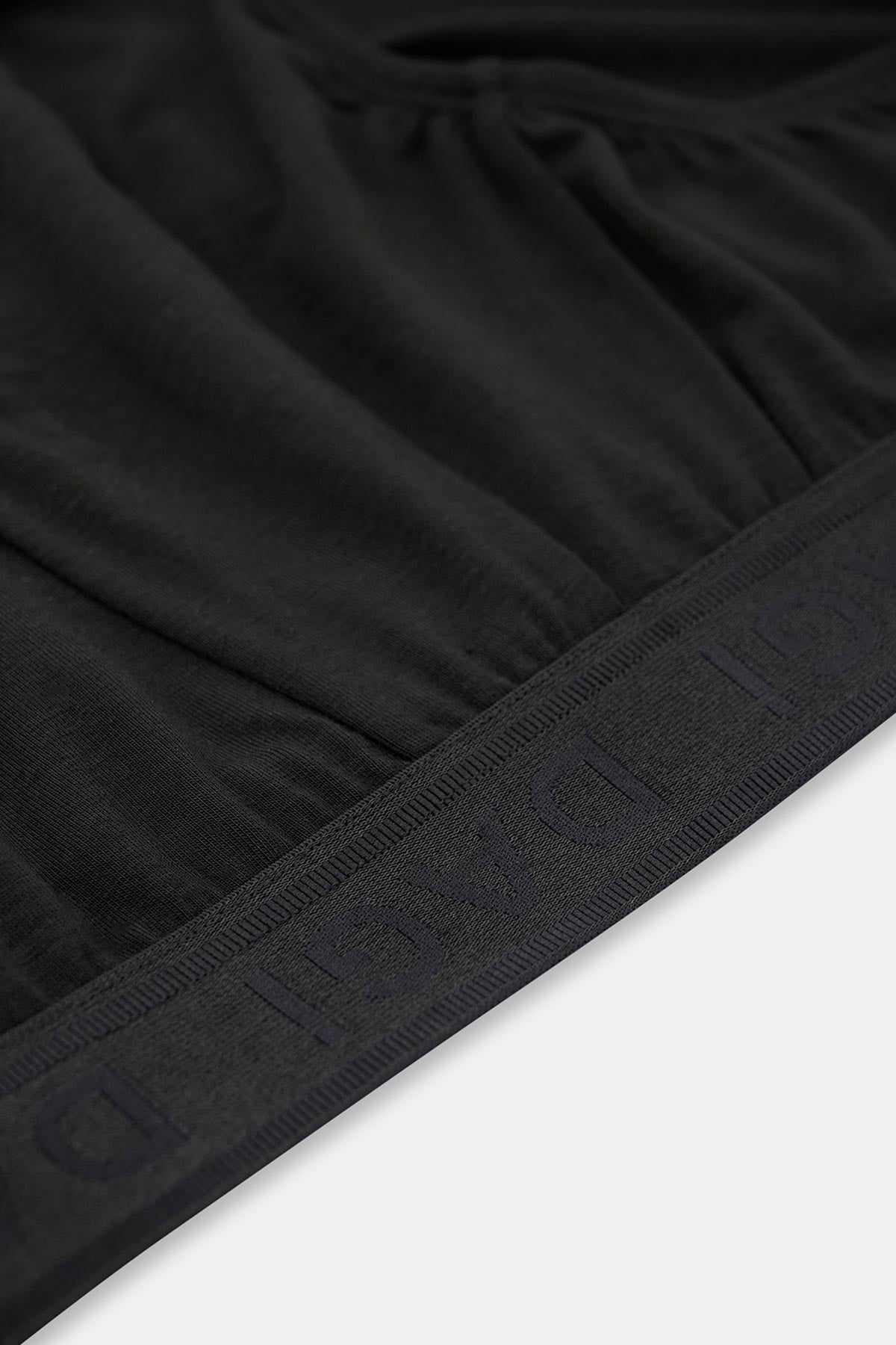 Siyah Basıc Modal Slip