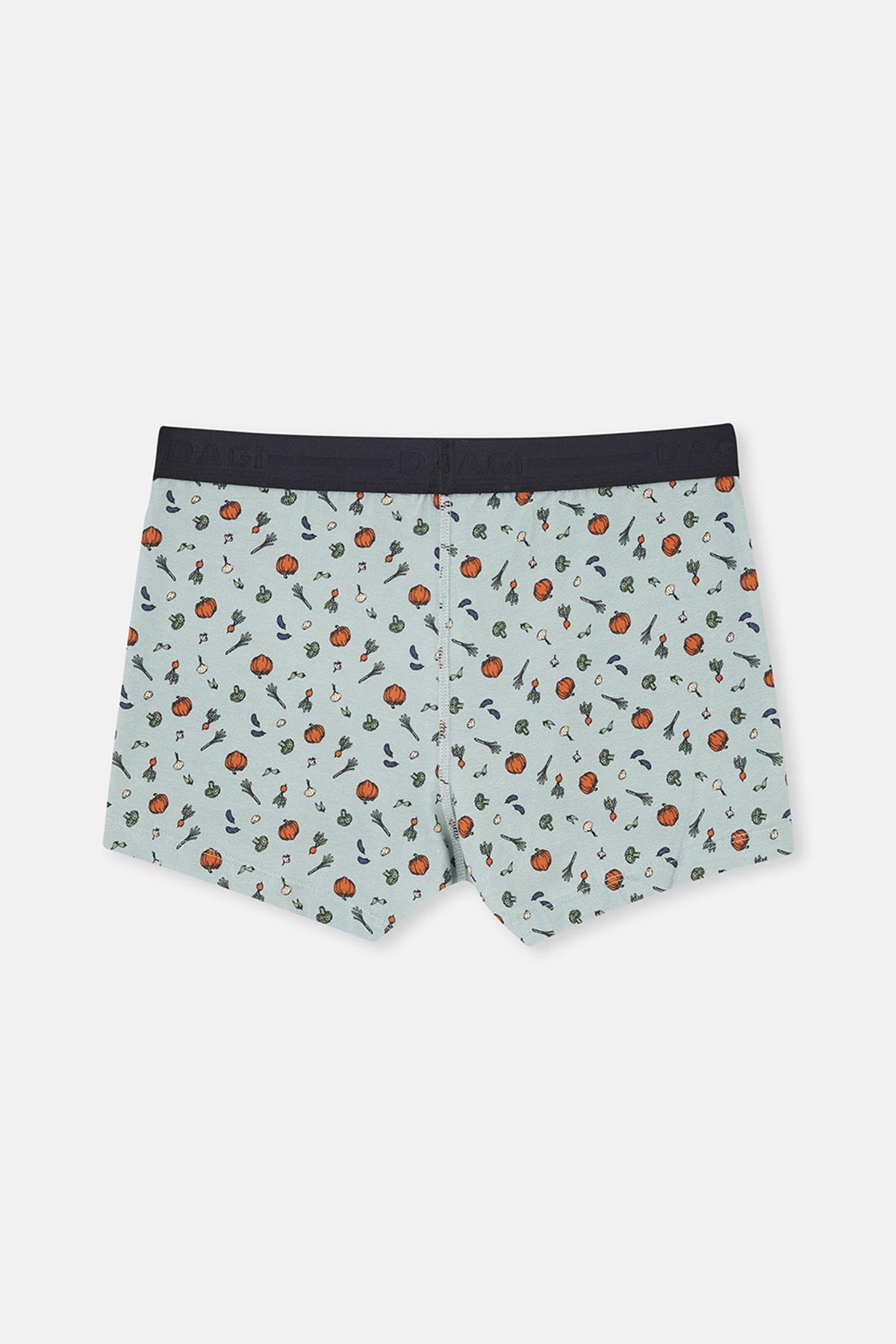 Gray Blue 5210 PATTERNED COTTON BOXER