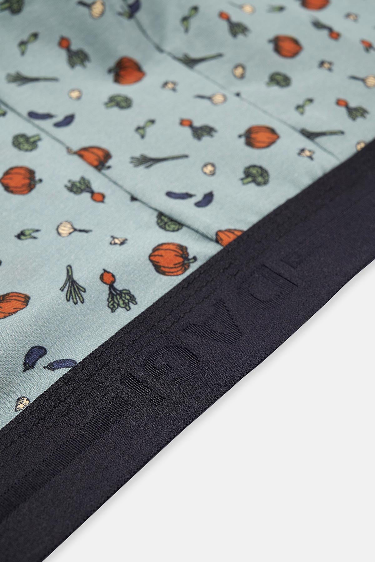 Gray Blue 5210 PATTERNED COTTON BOXER