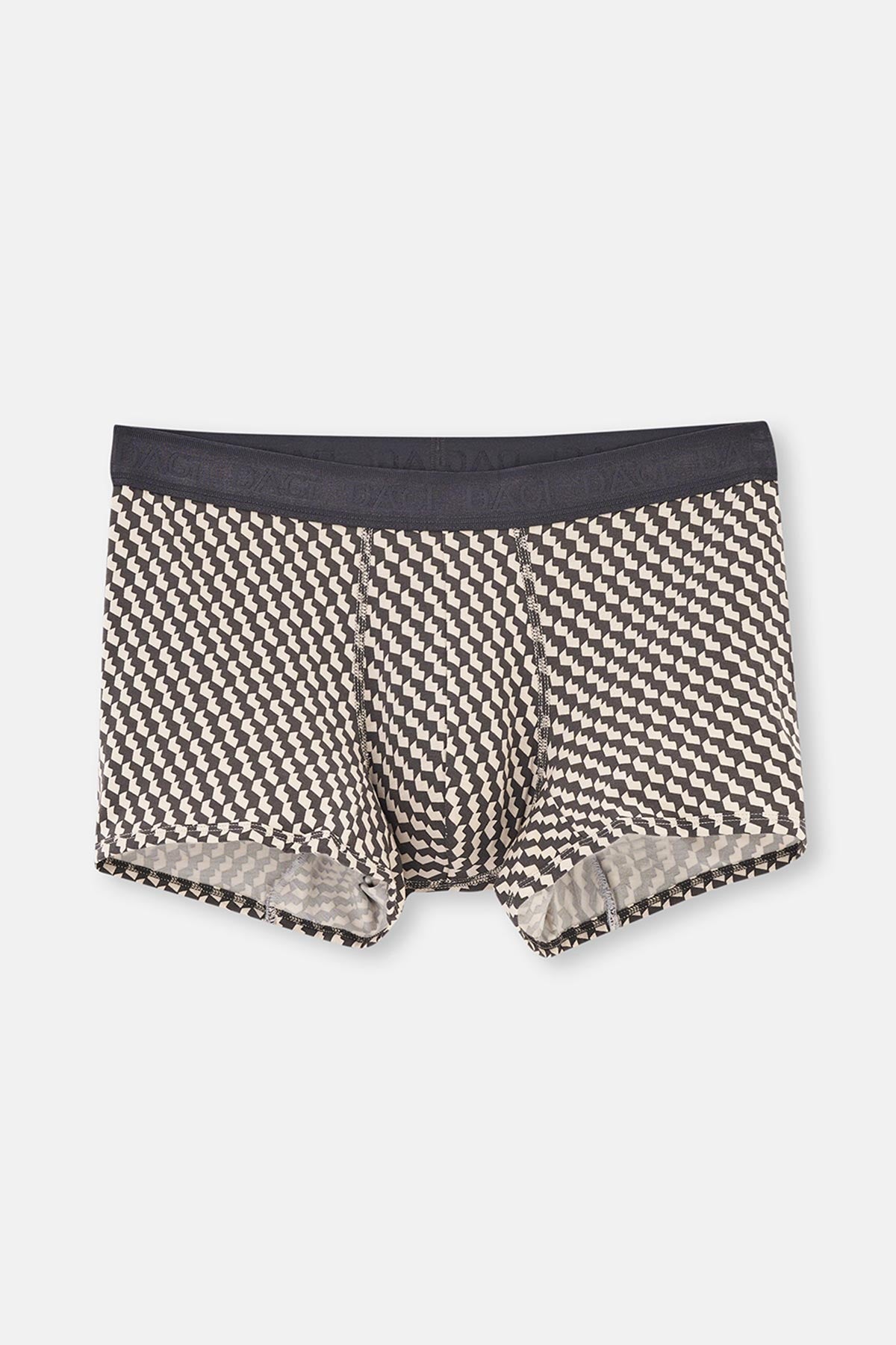 Anthracite 4210 PATTERNED MICRO MODAL BOXER