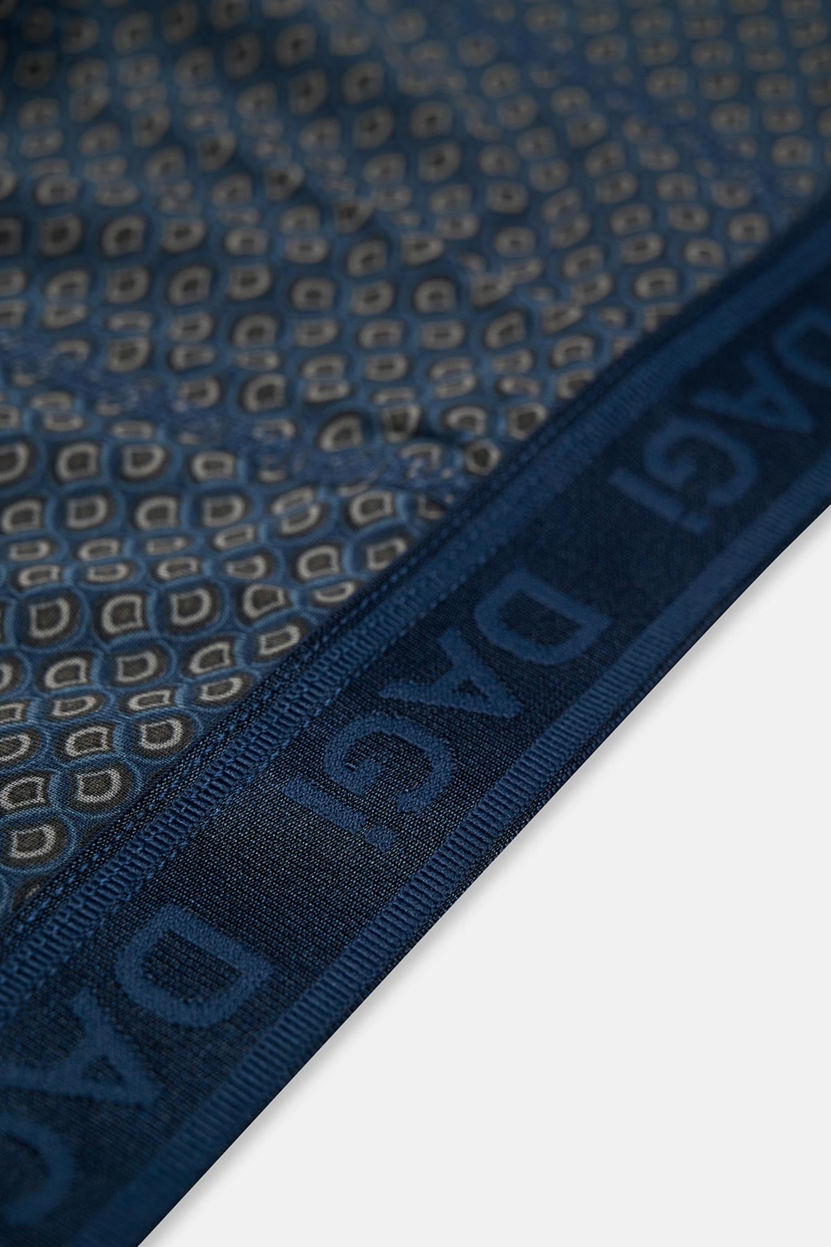 Lacivert Desenli Micro Modal Boxer