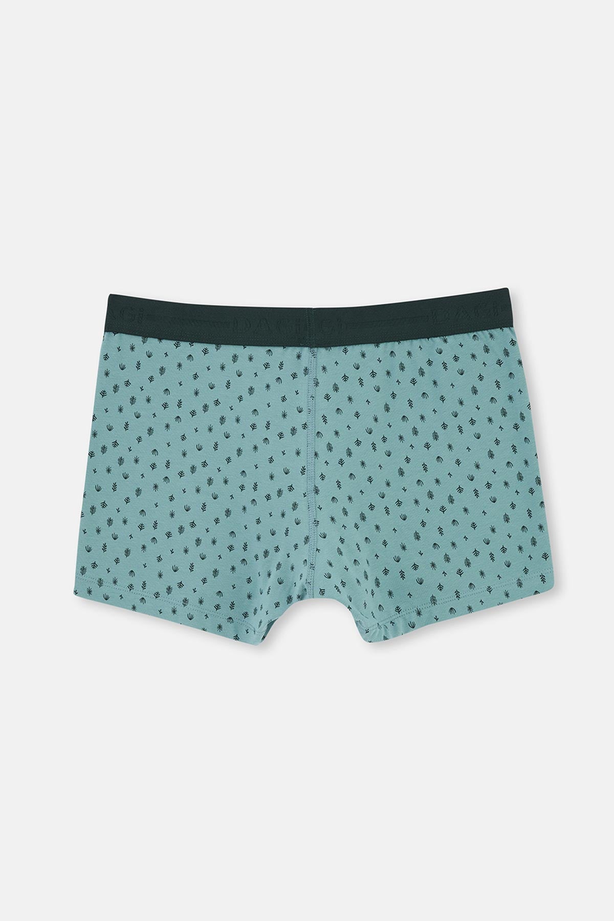 Light Blue-Dark Green 5210 2-PACK PATTERNED COTTON BOXERS