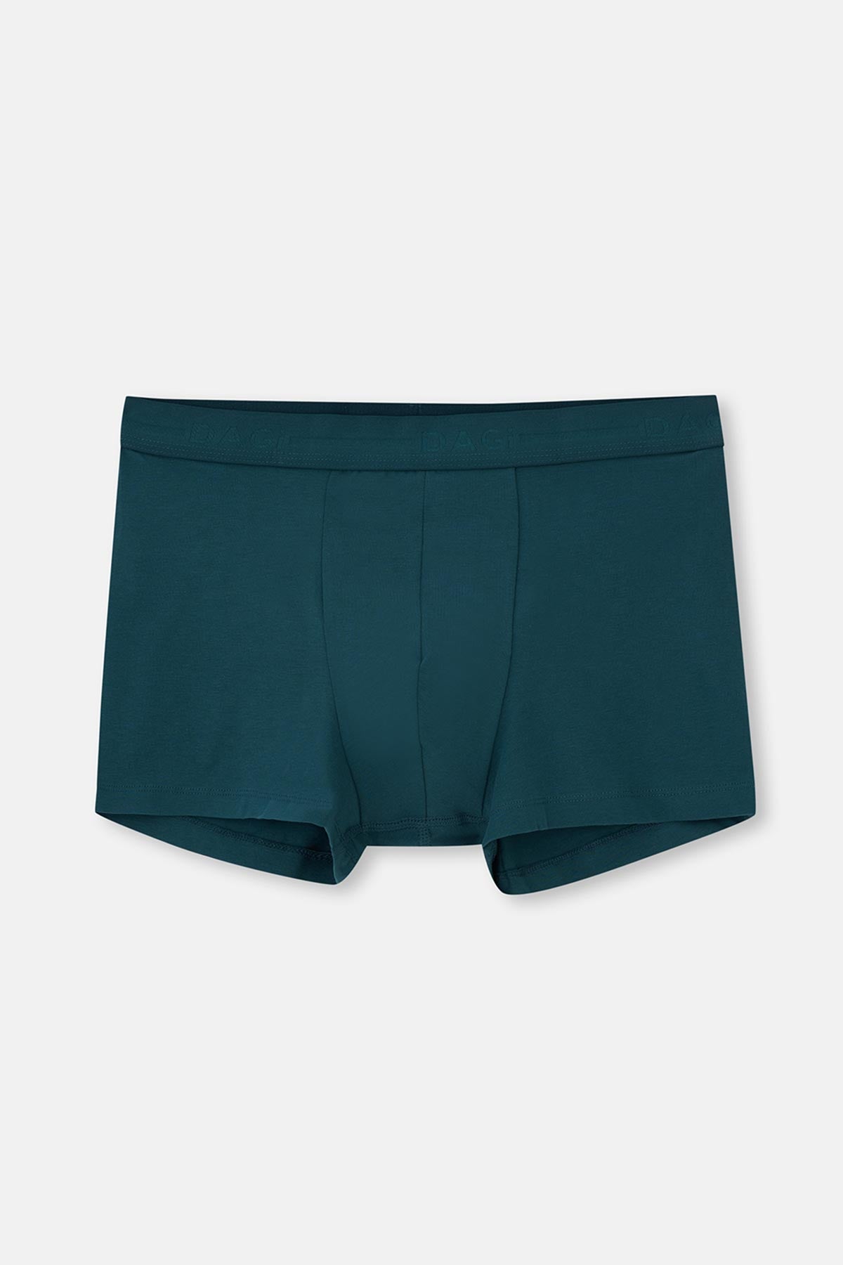 Açık Mavi-Koyu Yeşil 2'li Desenli Pamuk Boxer