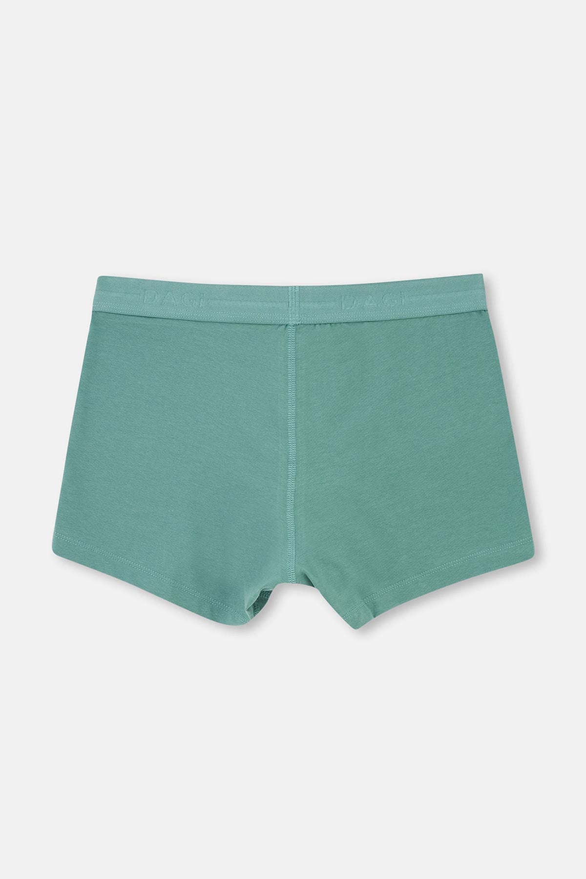Black-Green 5210 2-PACK PLAIN COTTON BOXER