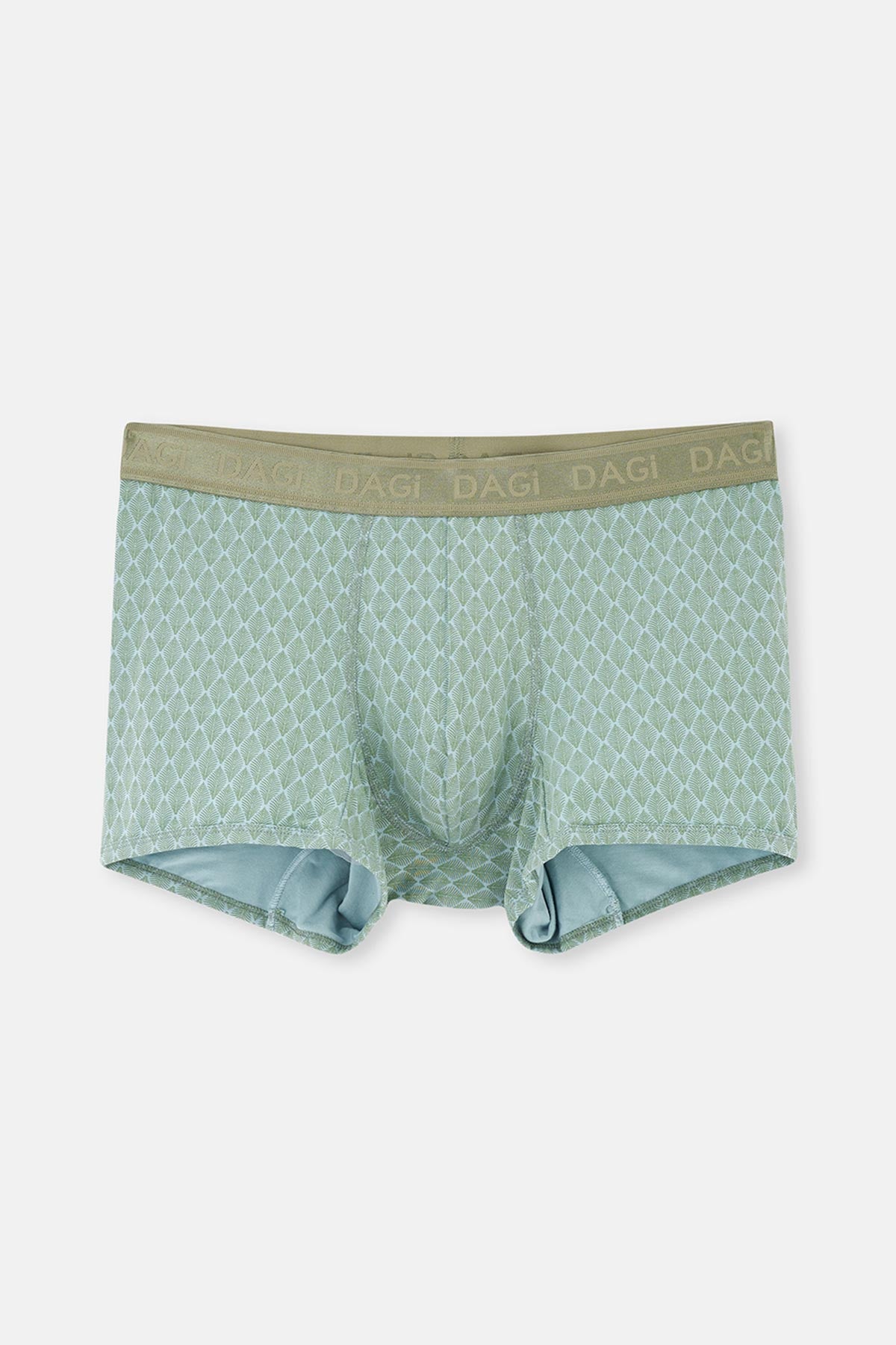 Light Khaki-Light Blue 4210 2-PACK PATTERNED MICRO MODAL BOXER