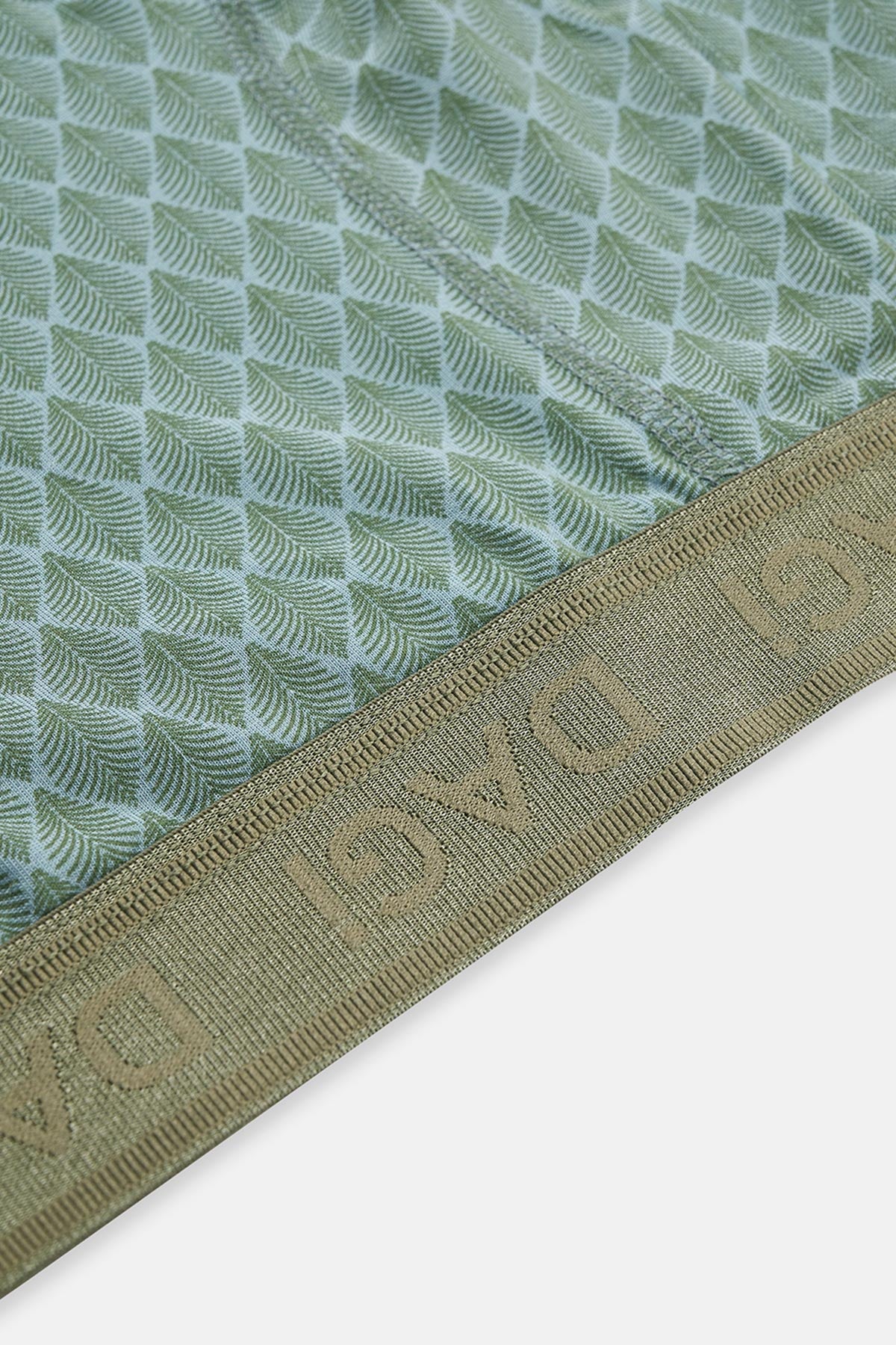 Light Khaki-Light Blue 4210 2-PACK PATTERNED MICRO MODAL BOXER