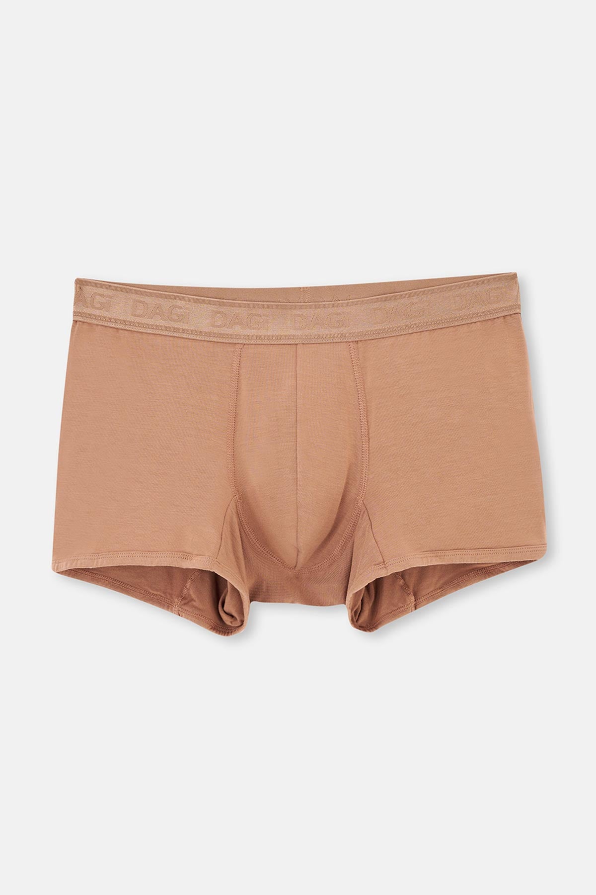 Light Brown-Navy Blue 4210 2-PACK PLAIN MICRO MODAL BOXER