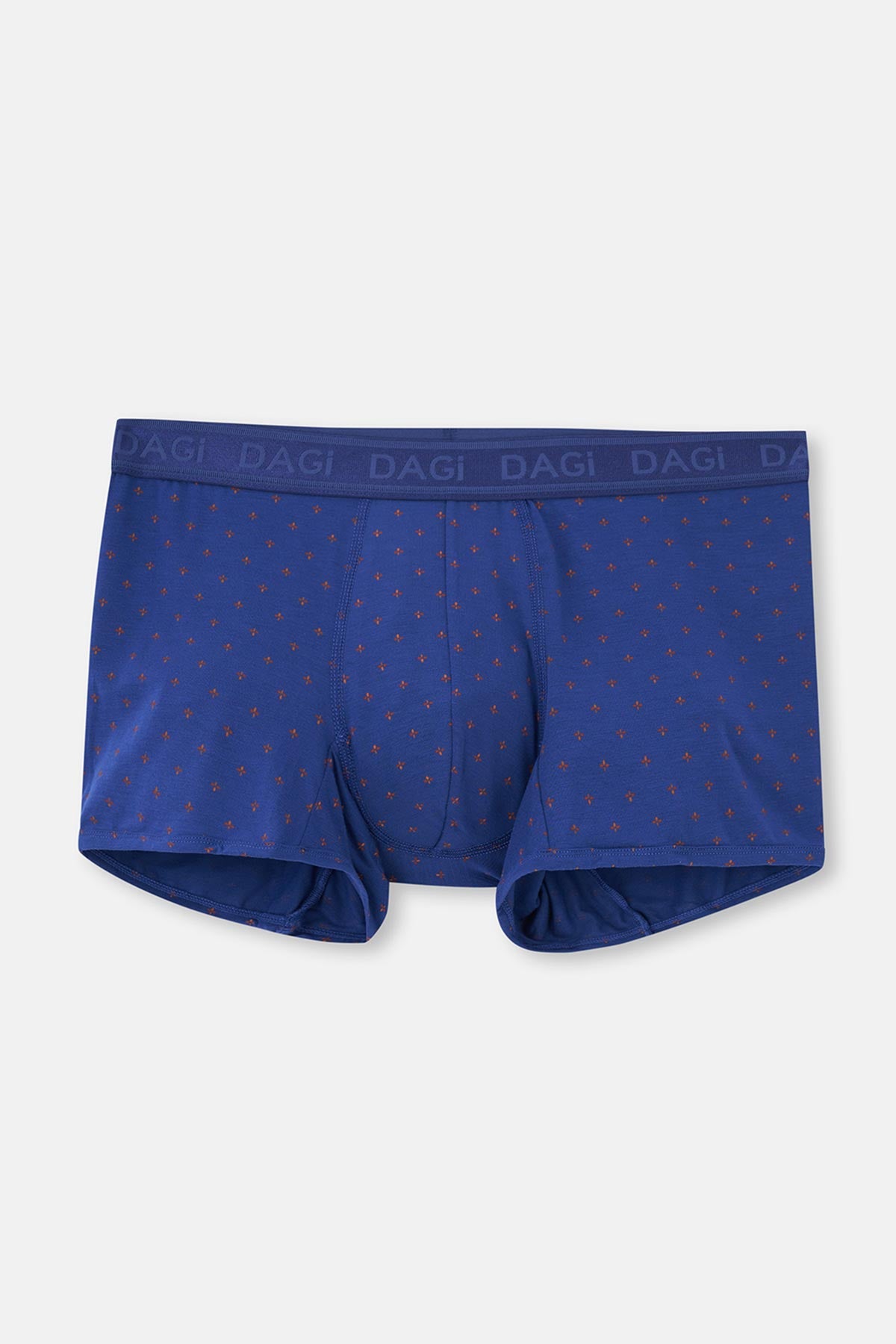 Terracotta-Navy 4210 2-PACK PATTERNED MICRO MODAL BOXER