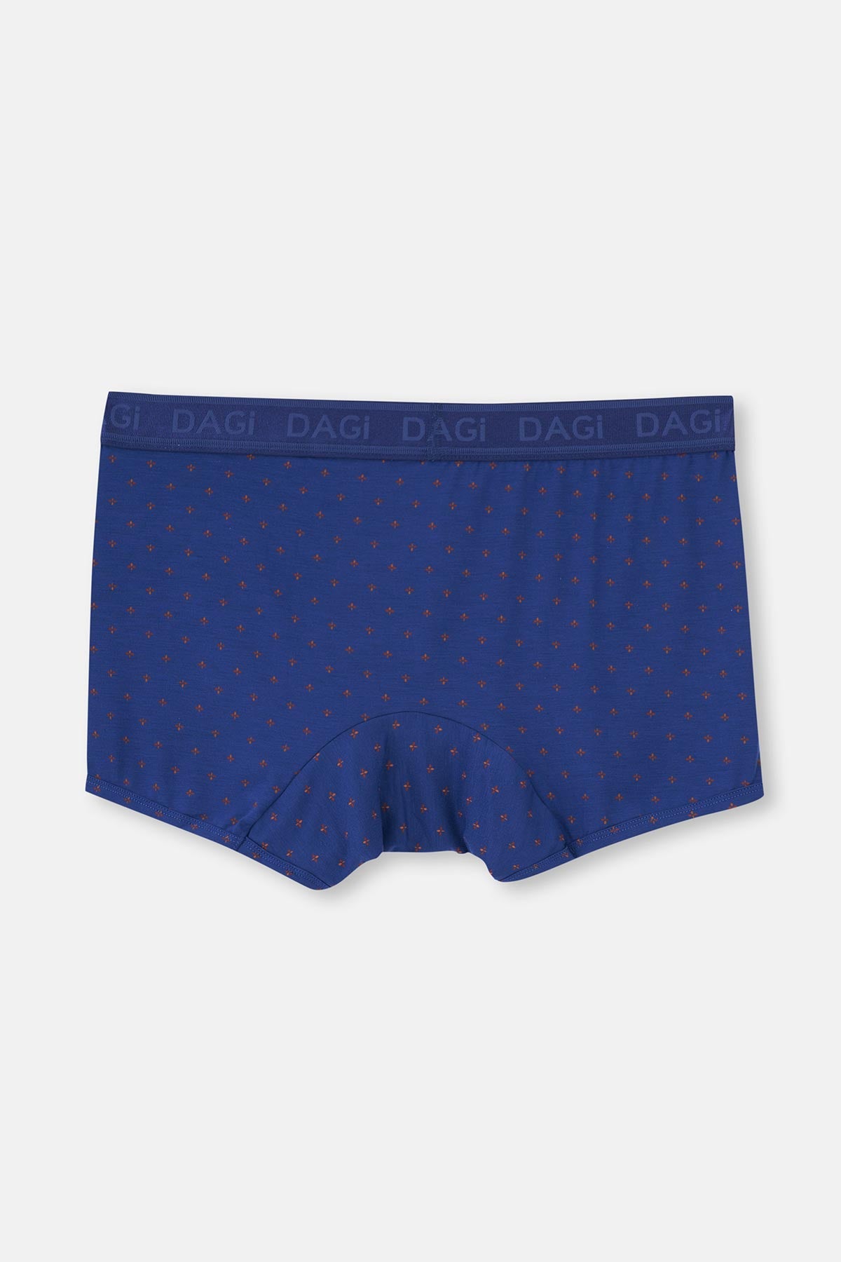 Terracotta-Navy 4210 2-PACK PATTERNED MICRO MODAL BOXER