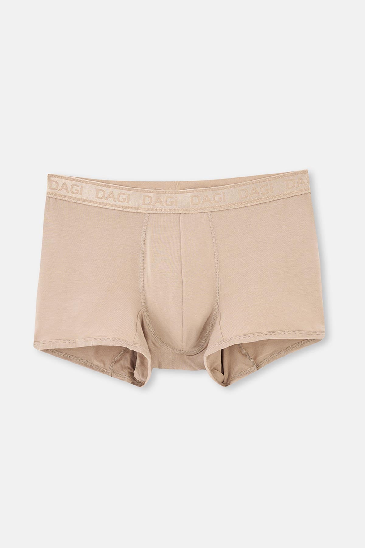 Beige-Indigo 4210 2-PACK PLAIN MICRO MODAL BOXER