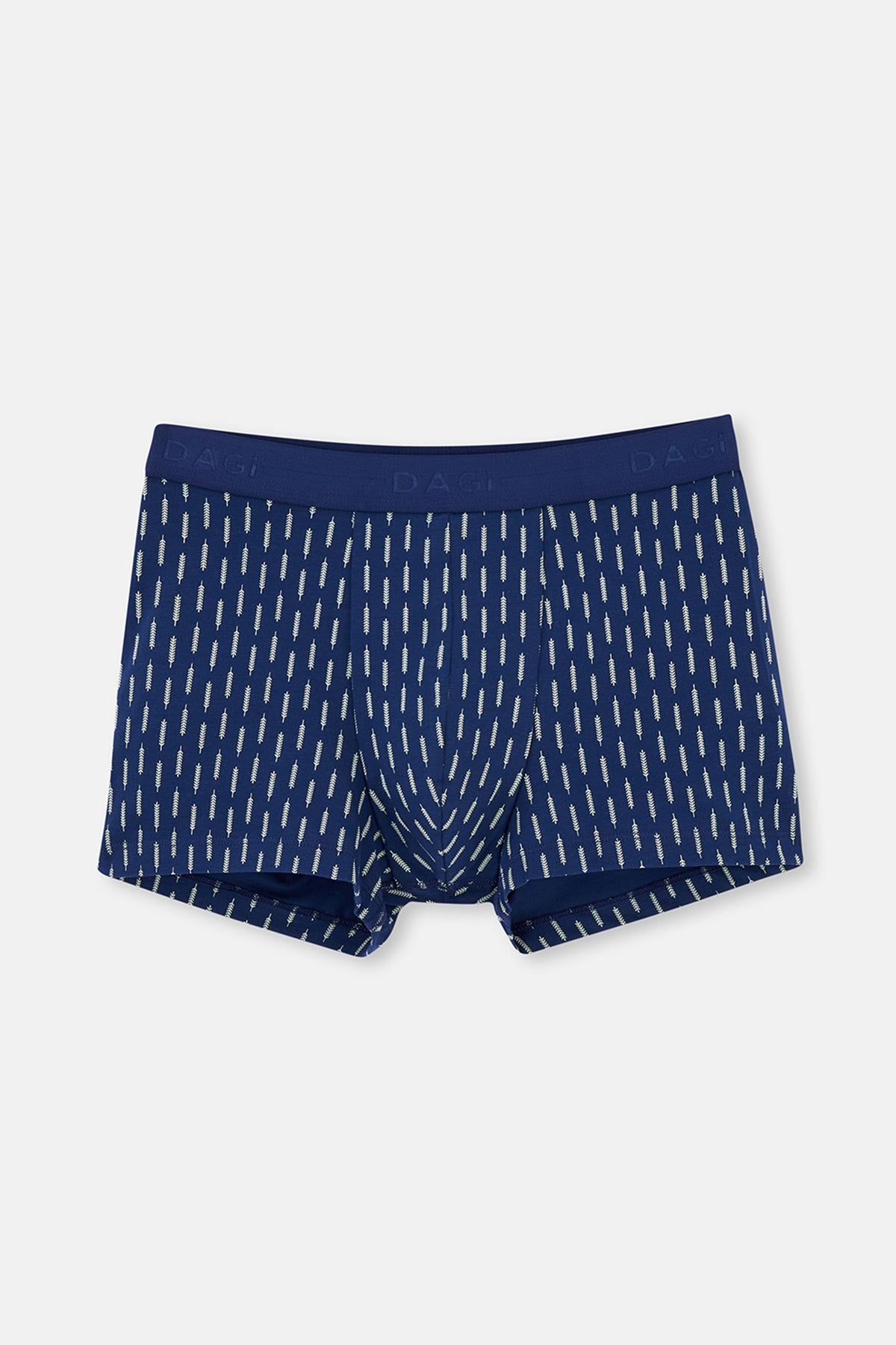 Navy-Blue 5210 3-PACK PATTERNED COTTON BOXER