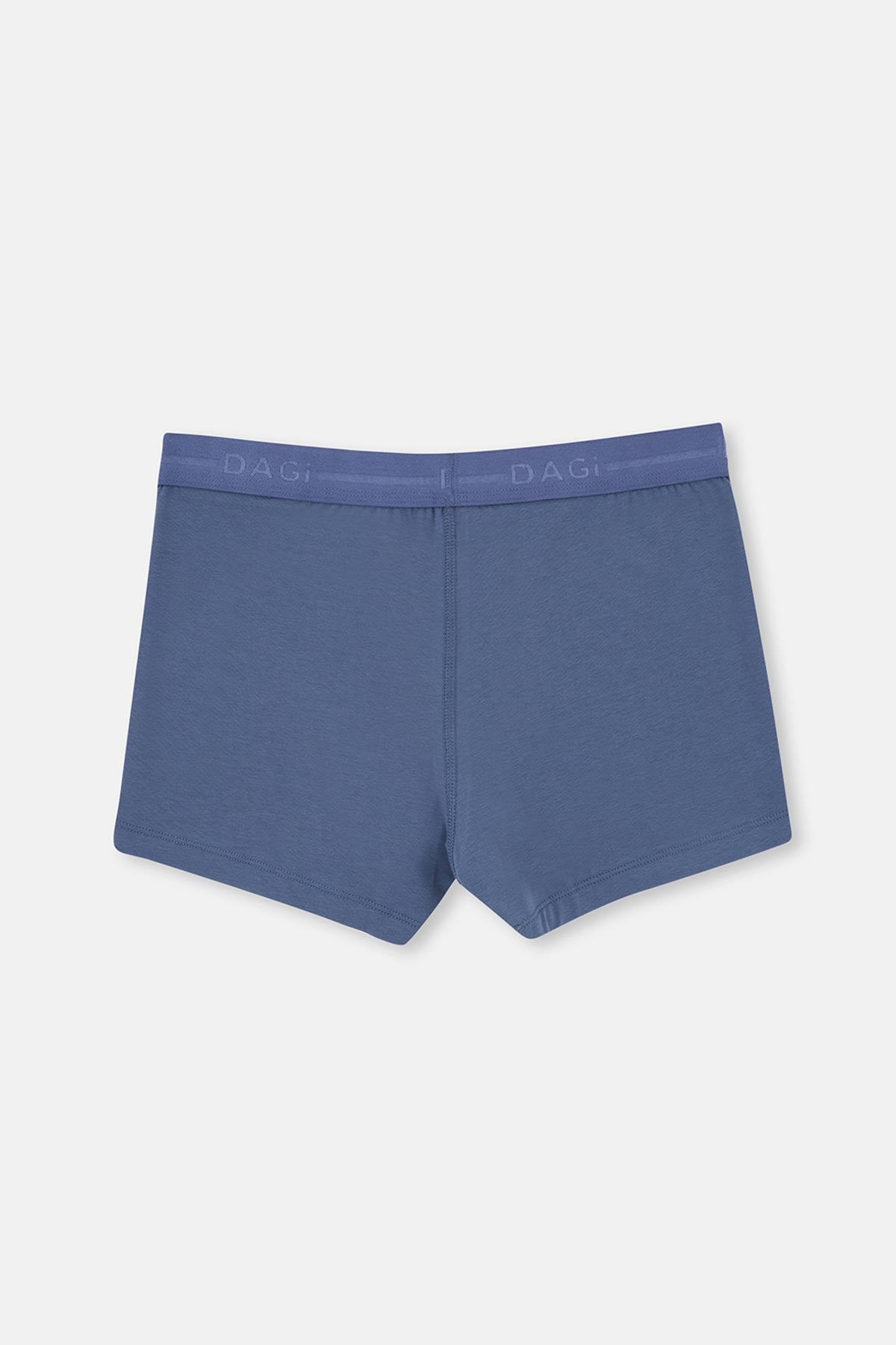 Light Blue-Blue 5210 3-PACK PLAIN COTTON BOXER