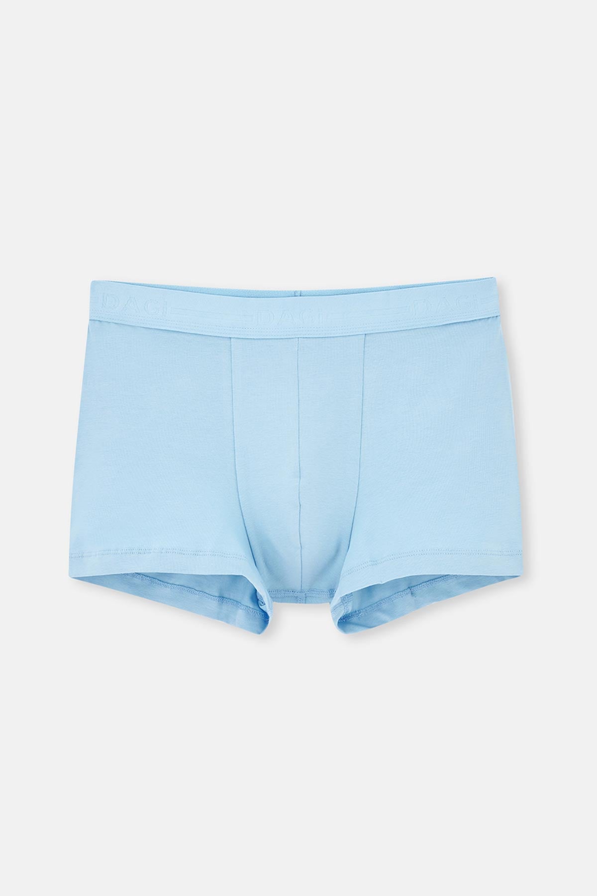 Light Blue-Blue 5210 3-PACK PLAIN COTTON BOXER