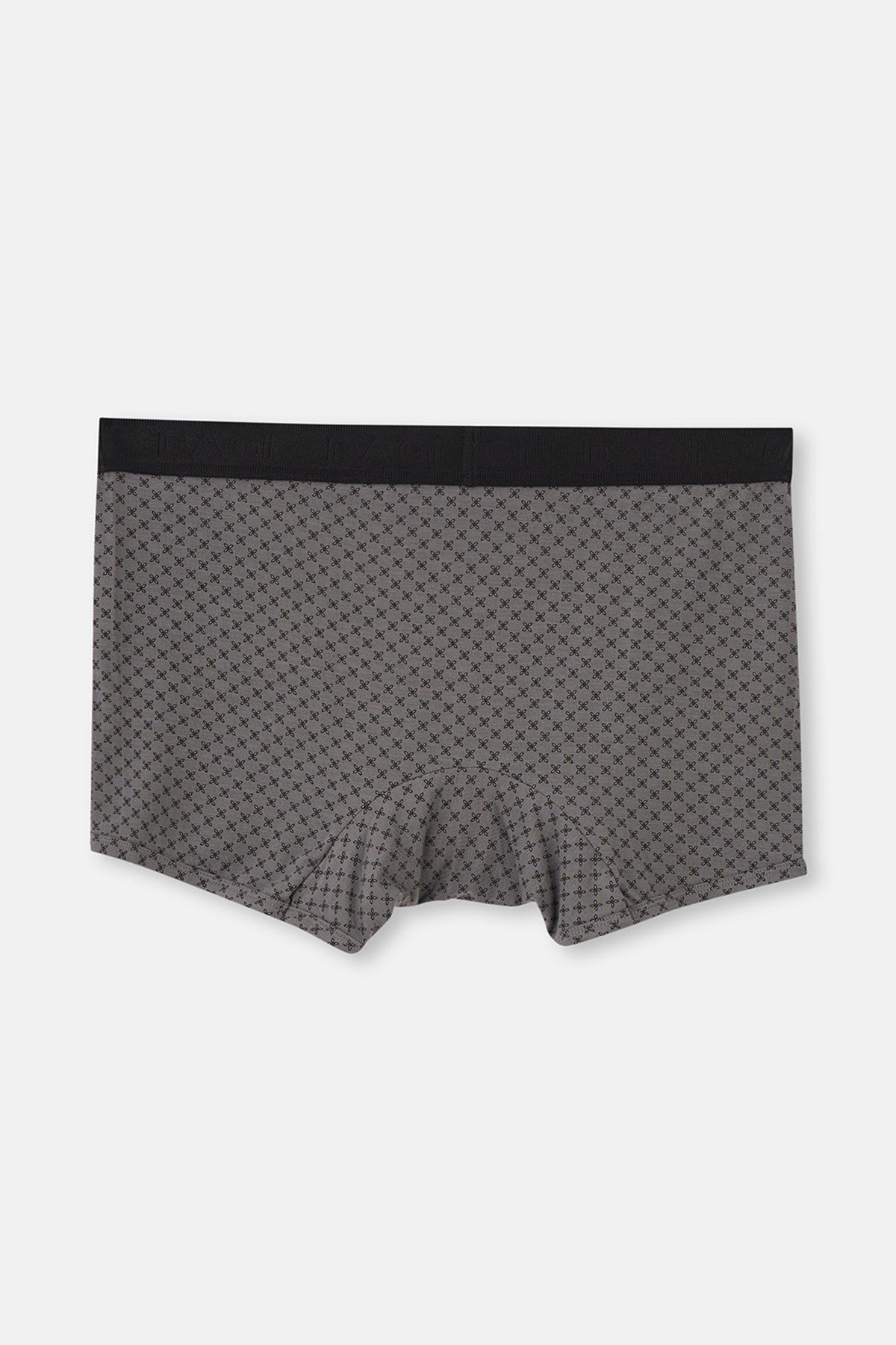 Light Gray-Gray 4210 3-PACK PATTERNED MICRO MODAL BOXER