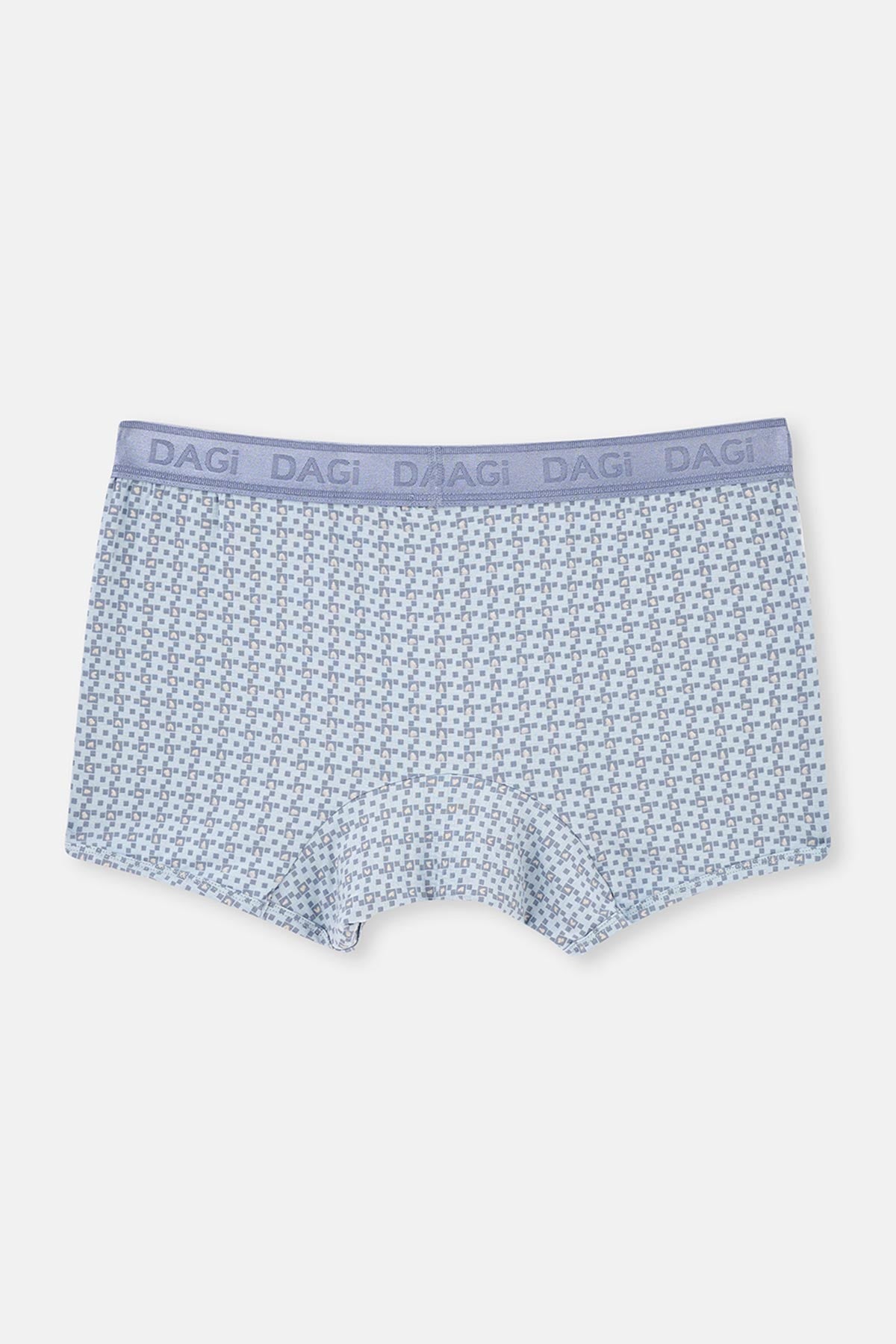 Light Gray-Gray 4210 3-PACK PATTERNED MICRO MODAL BOXER