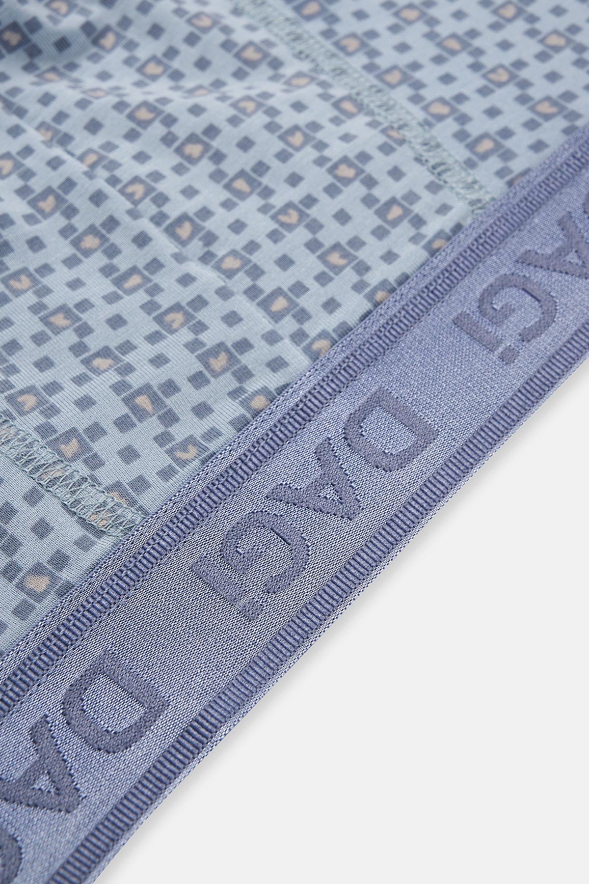 Light Gray-Gray 4210 3-PACK PATTERNED MICRO MODAL BOXER