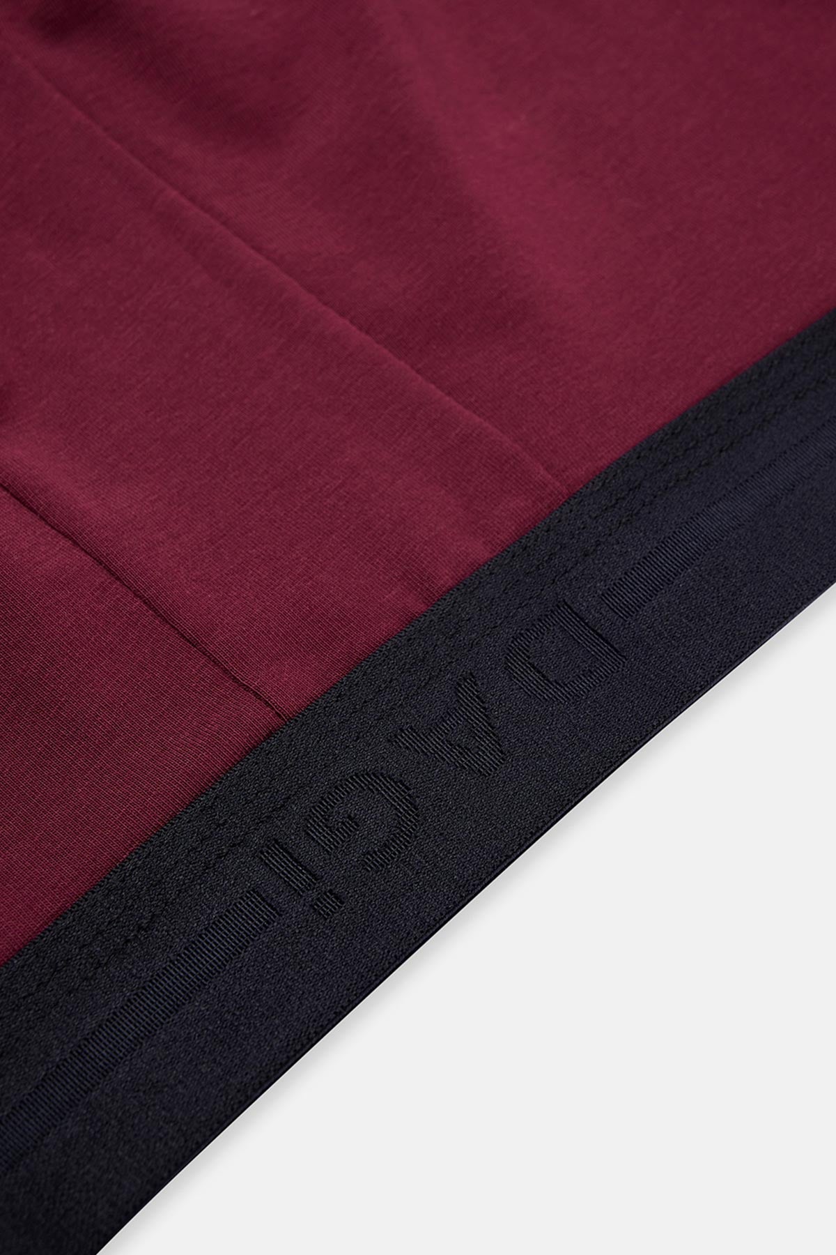 Light Blue-Maroon-Black 5210 3-PACK PLAIN COTTON BOXER