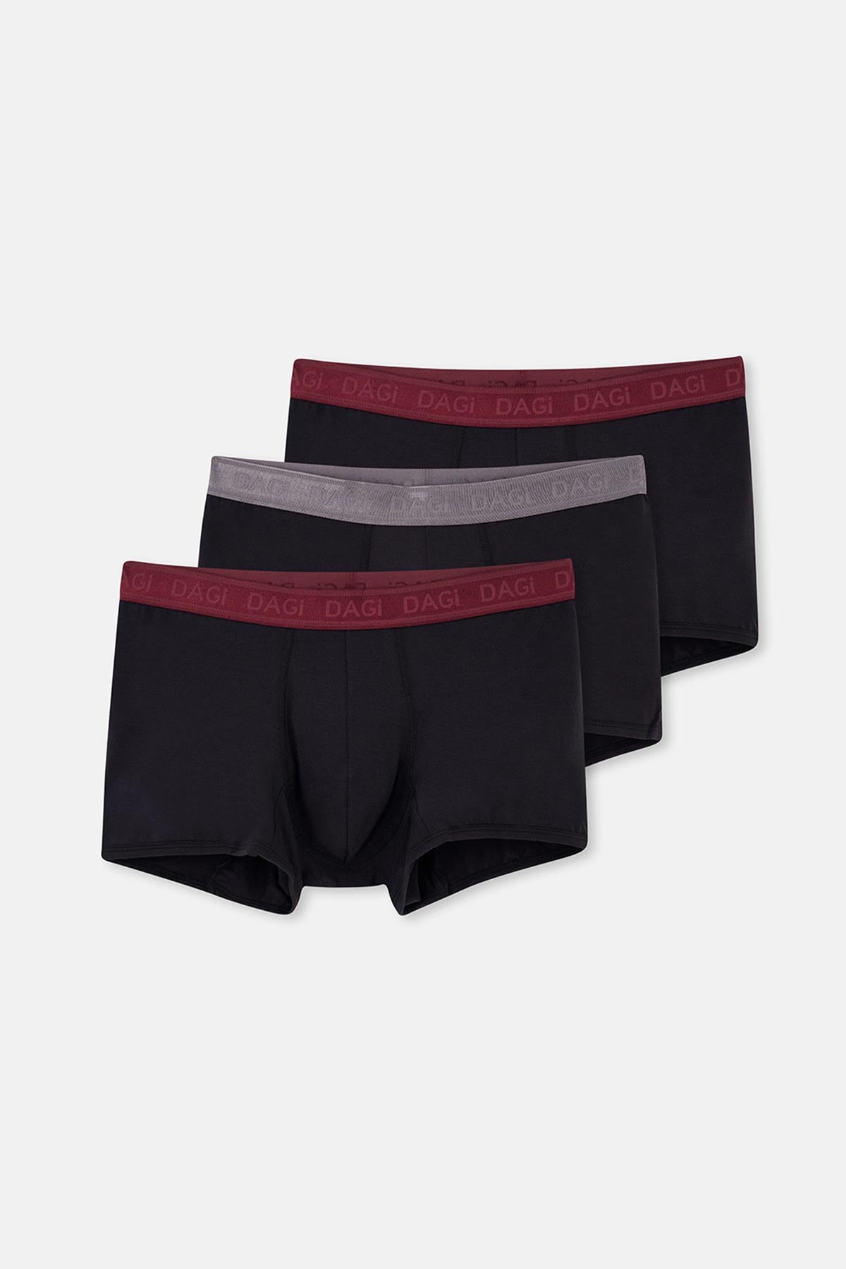 Black 4210 3-PACK PLAIN MICRO MODAL BOXER