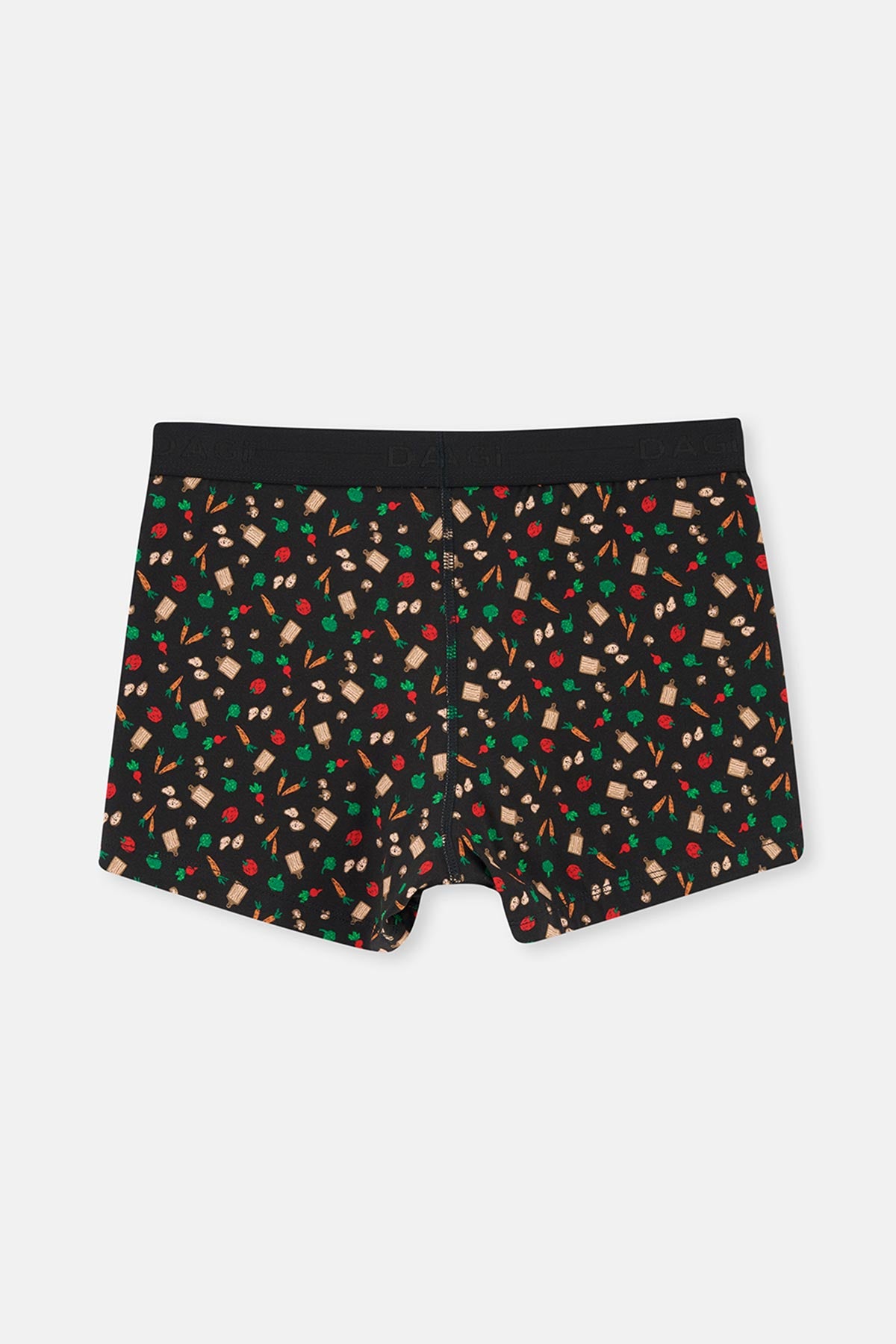 Black 5210 2-PACK PATTERNED COTTON BOXERS