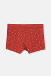 Rose Dust-Terracotta-Dark Green 5210 3-PACK PATTERNED COTTON BOXER