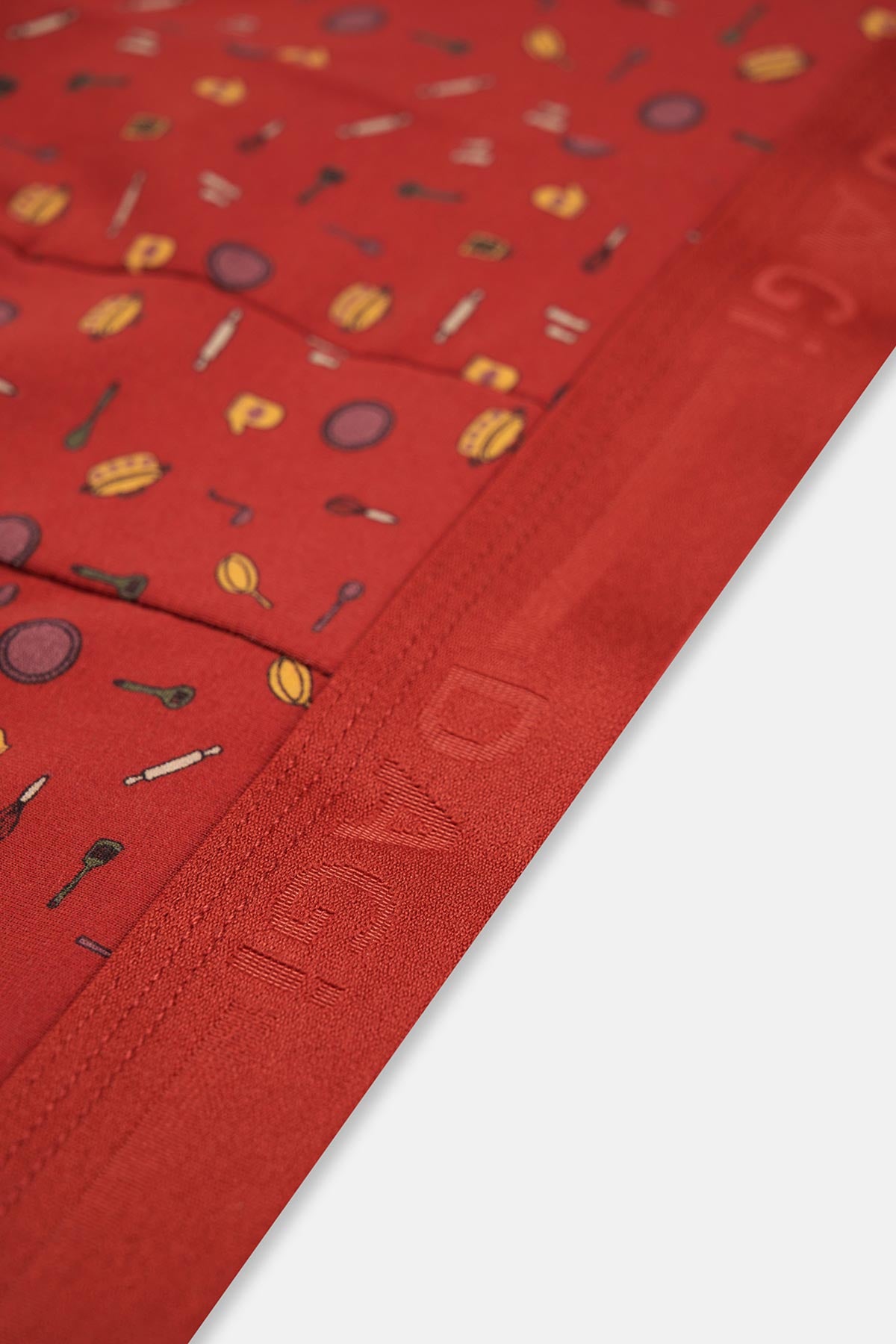 Rose Dust-Terracotta-Dark Green 5210 3-PACK PATTERNED COTTON BOXER