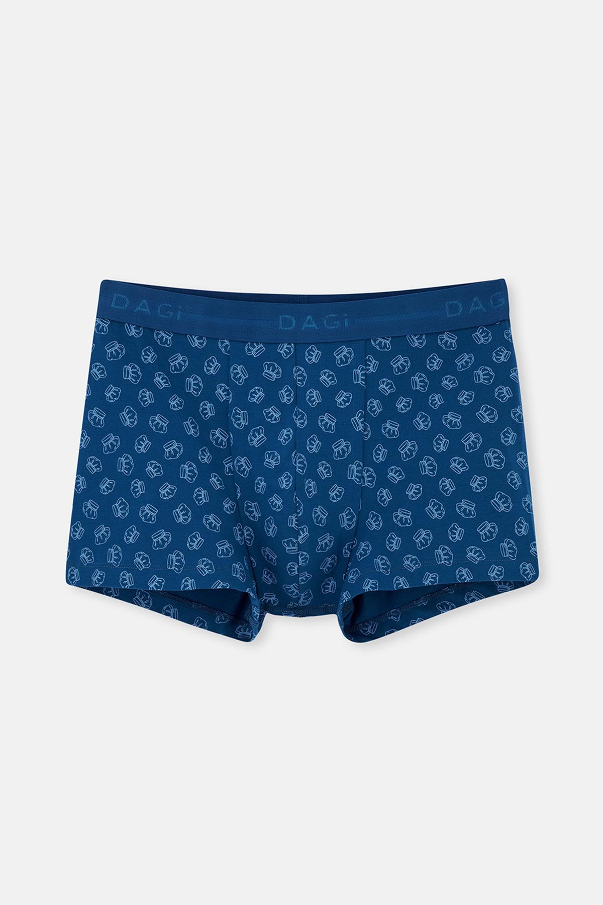 Navy 5210 2-PACK PATTERNED COTTON BOXERS
