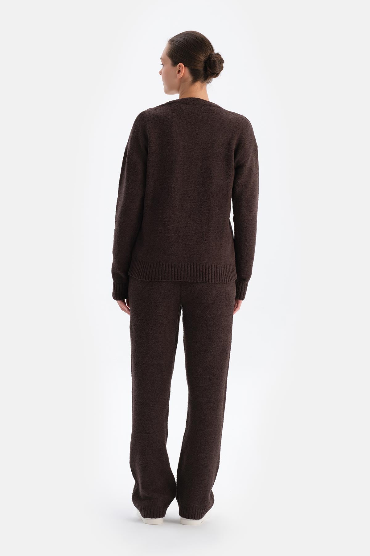 Dark Brown CHENILLE TROUSERS