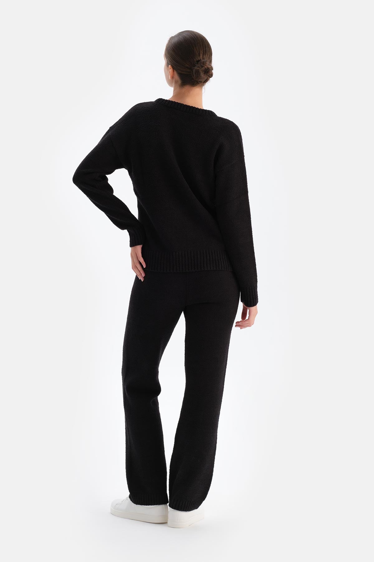 Black FLEECE TROUSERS