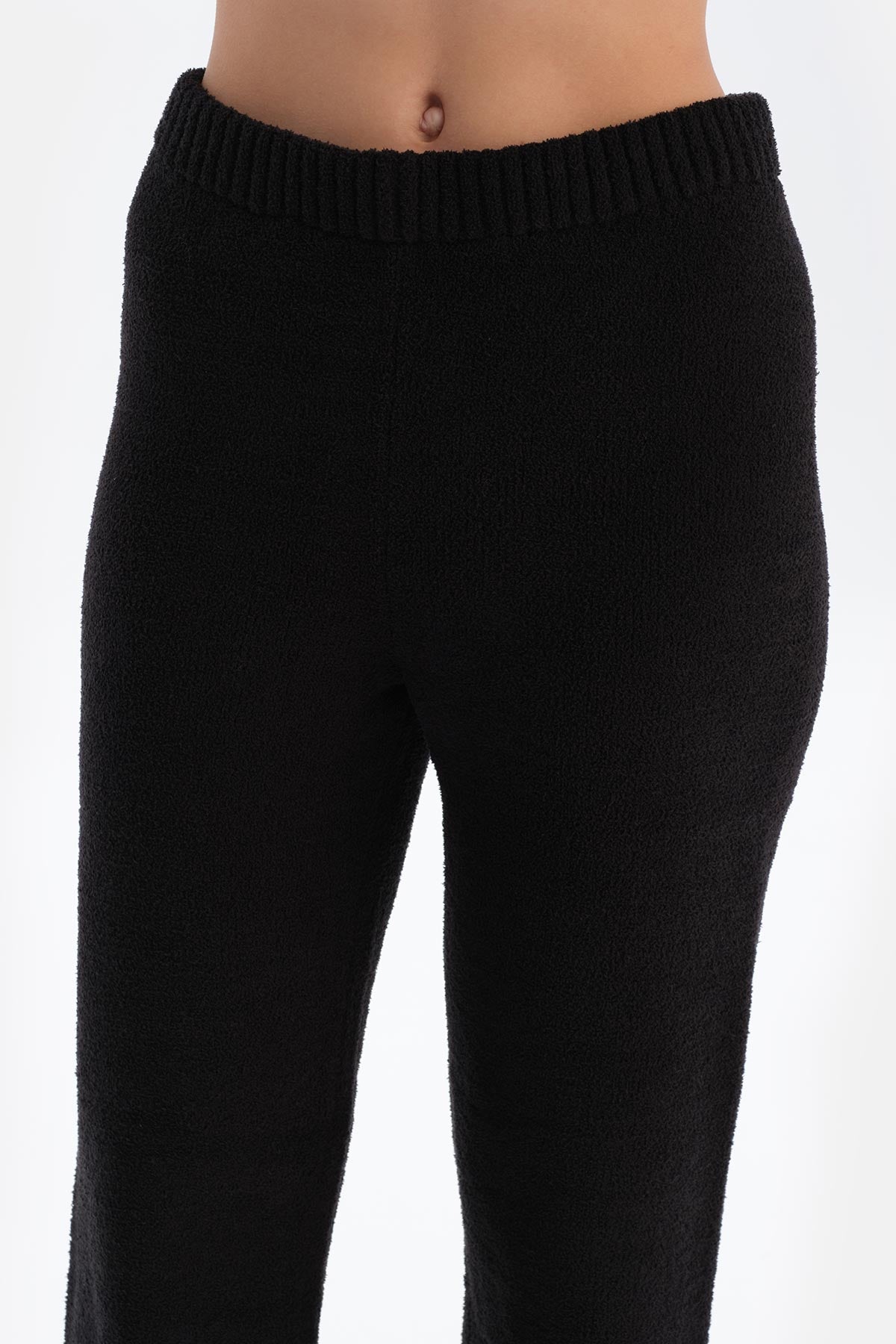 Black FLEECE TROUSERS