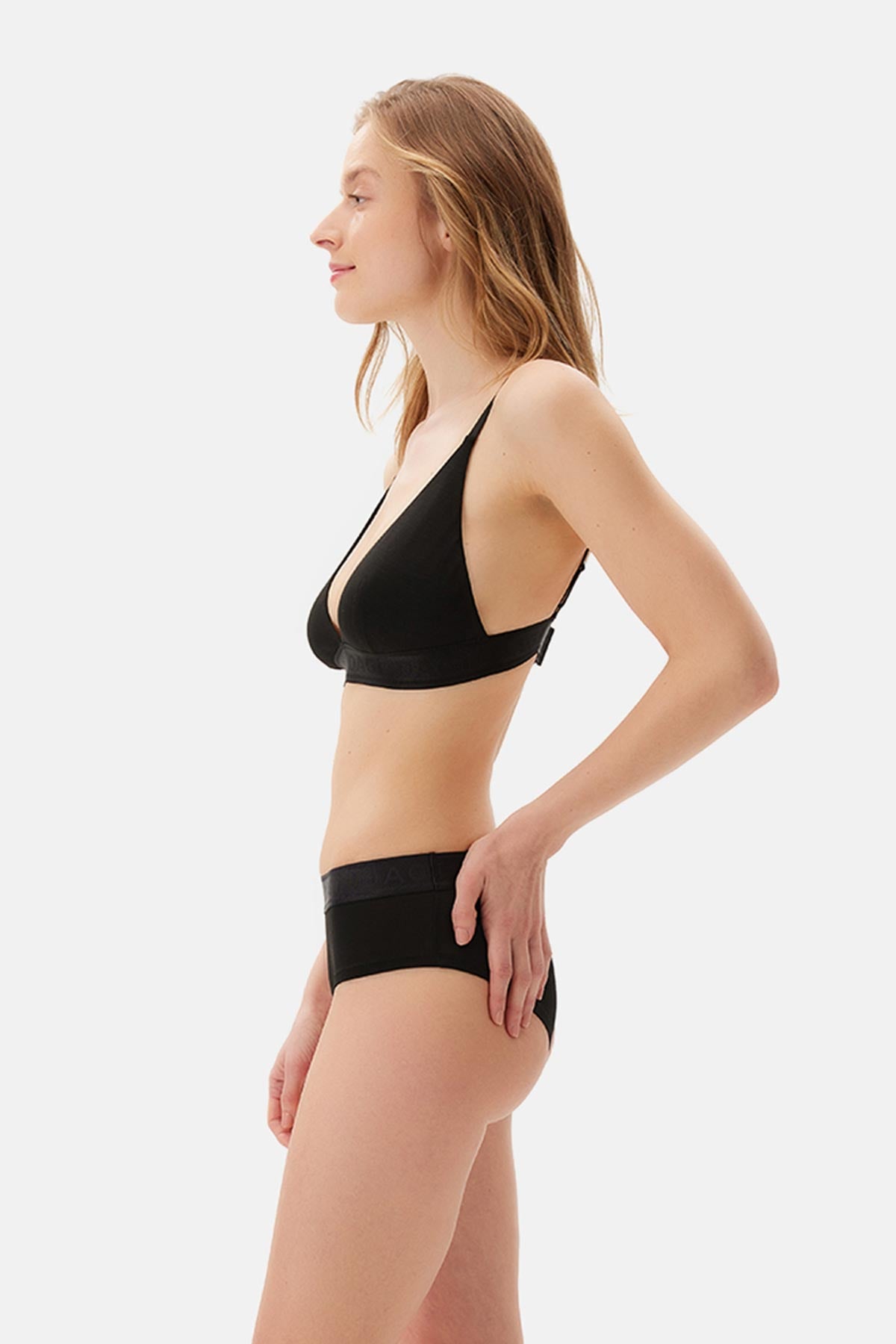 Black BASIC MODAL SOFT BRA