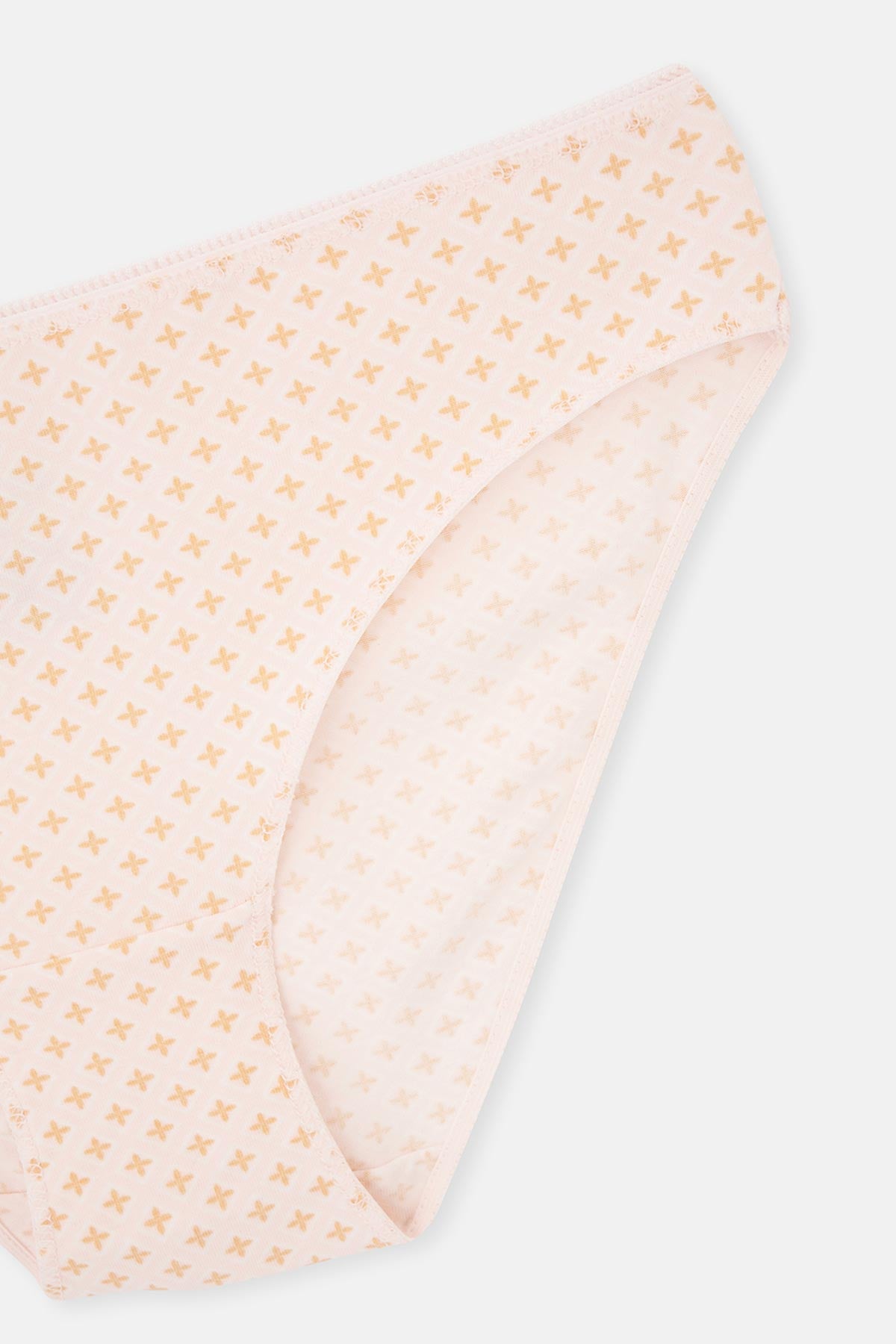 Light Salmon-Soft Pink 3-PACK PATTERNED BRIEF PANTIES