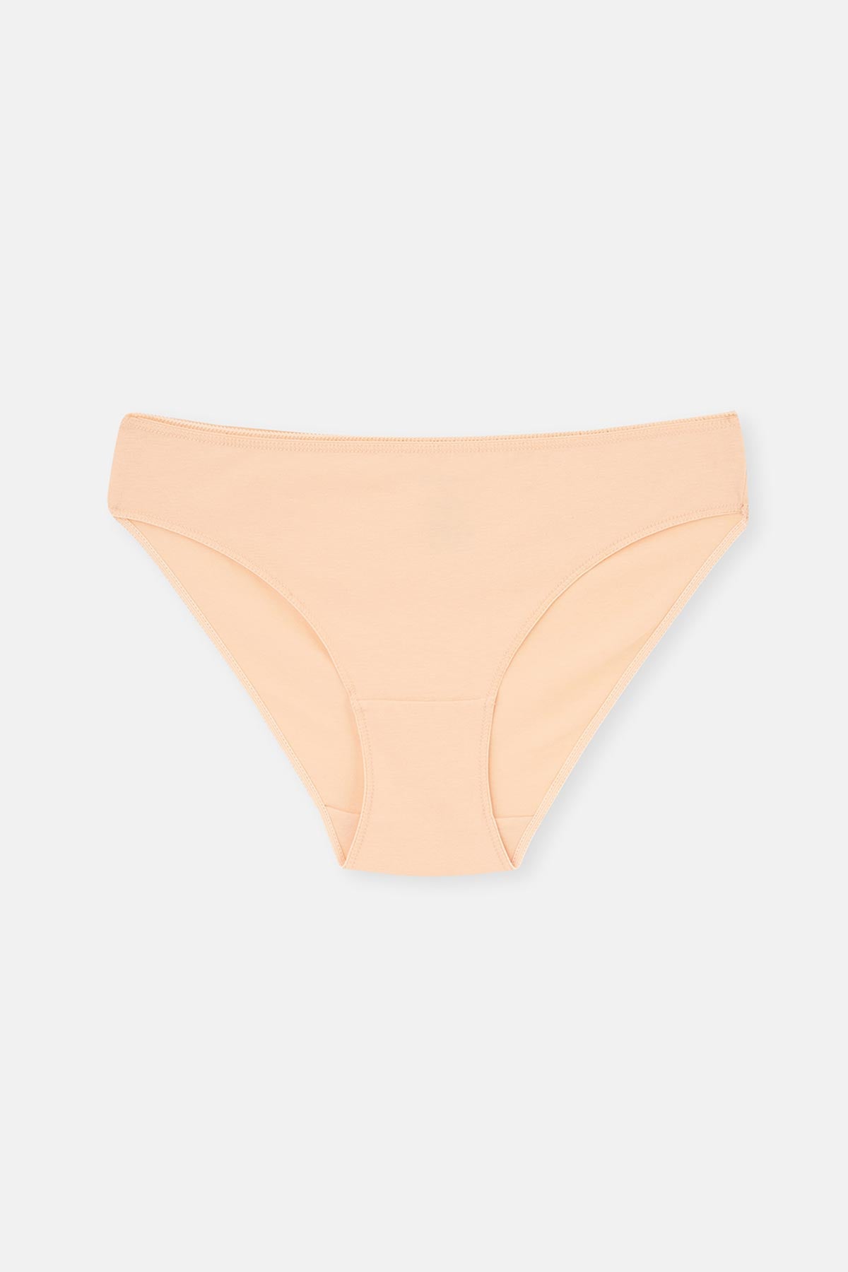 Açık Somon-Soft Pembe Soft Kadın 3'lü Desenli Brıef Külot