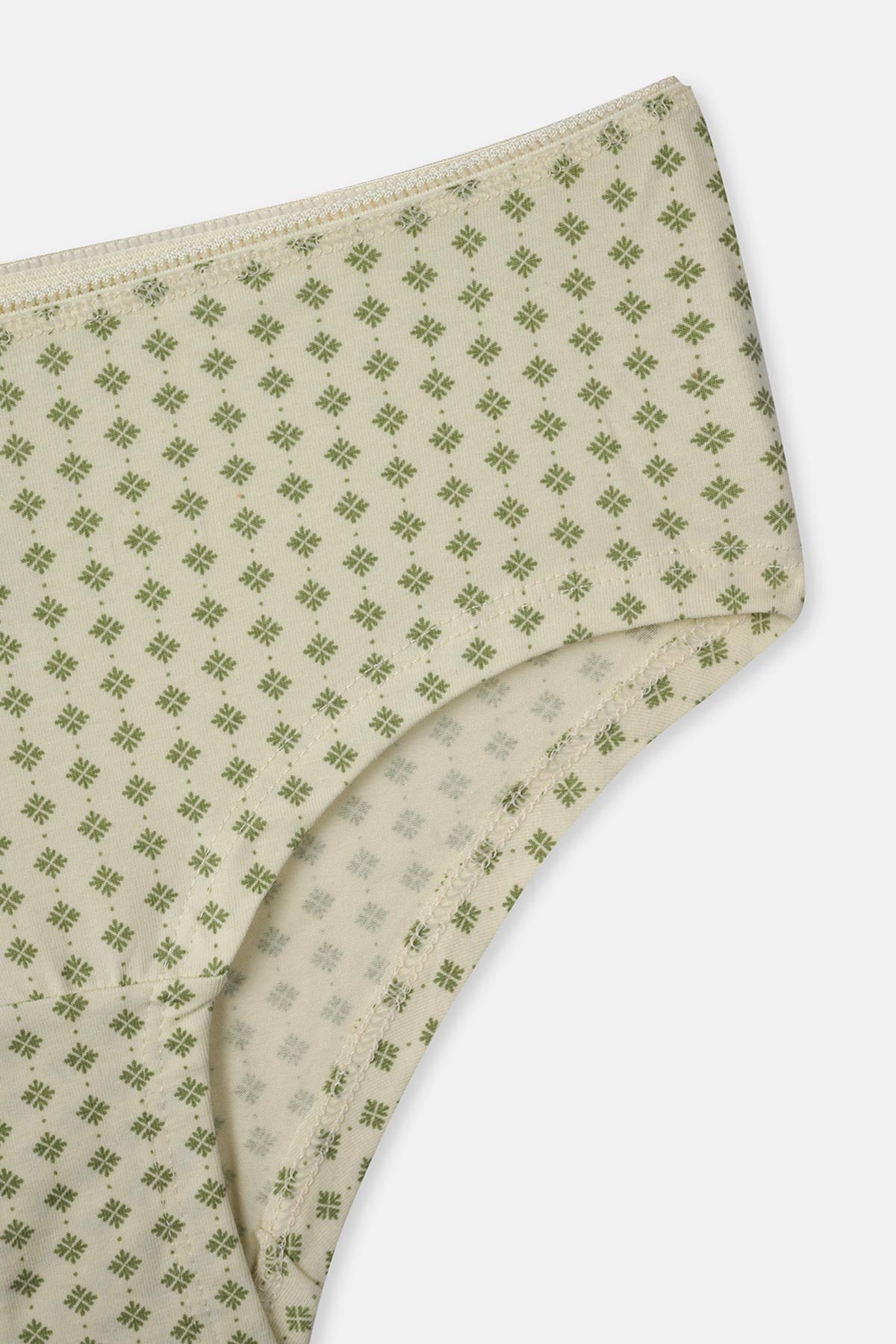 Salmon-Green 3-PACK PATTERNED HIPSTER PANTIES