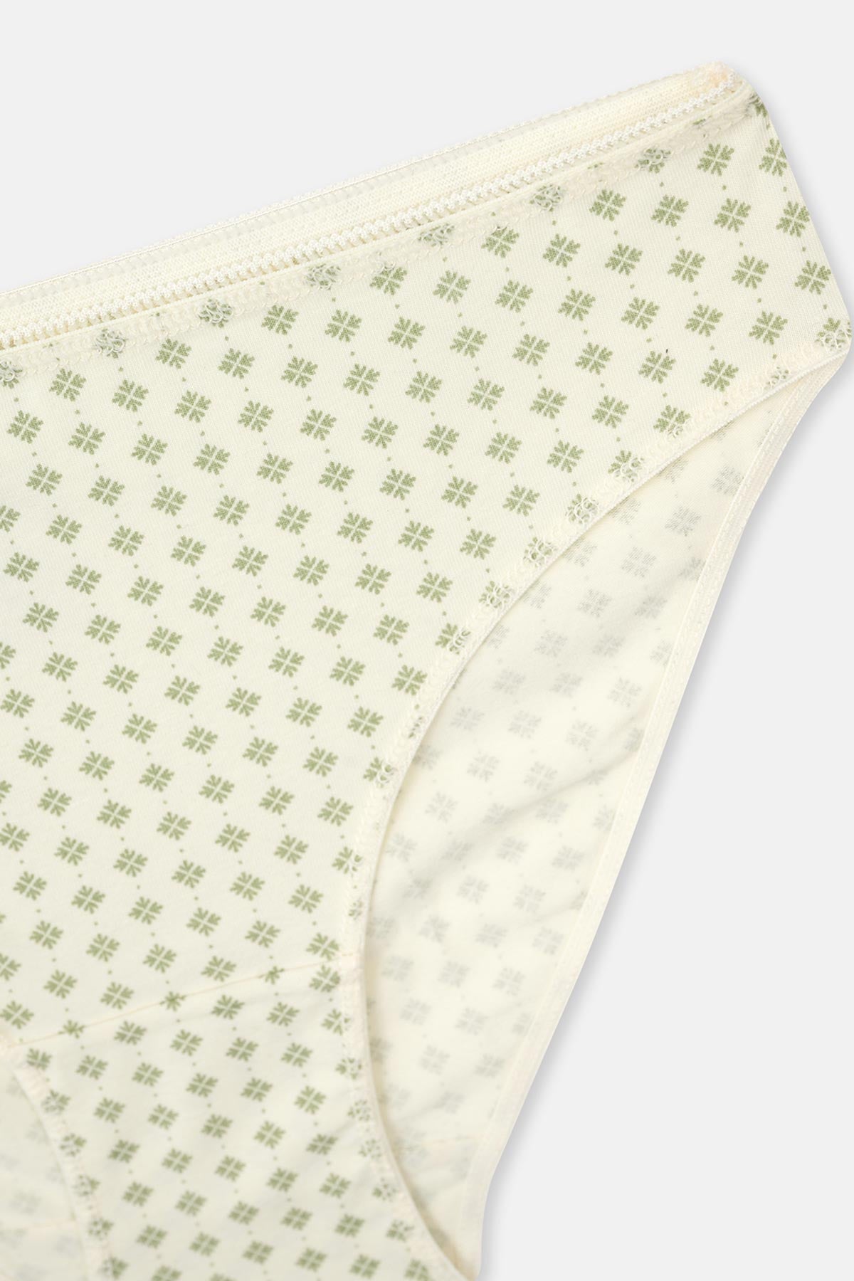 Salmon-Green 3-PACK PATTERNED BRIEF PANTIES