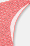 Maroon-Pink-Turquoise 3-PACK PATTERNED BRAZILIAN PANTIES