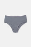 Gray-Purple-Soft Pink 3-PACK PLAIN HIPSTER PANTIES