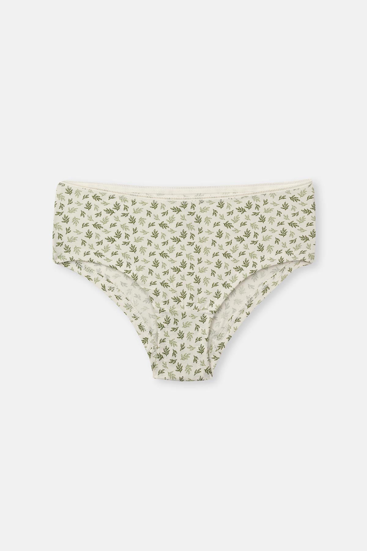 Green-Ecru 3-PACK PATTERNED HIPSTER PANTIES