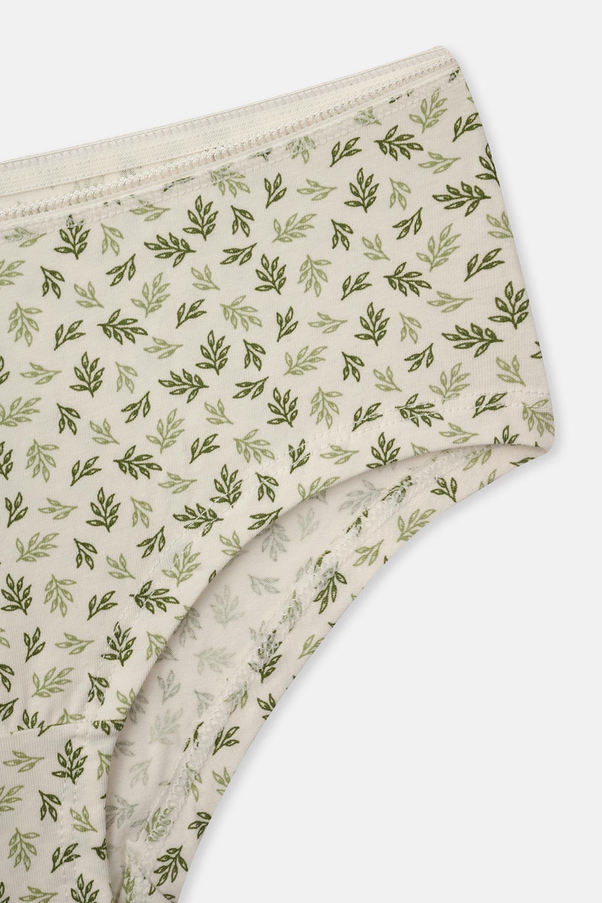 Green-Ecru 3-PACK PATTERNED HIPSTER PANTIES