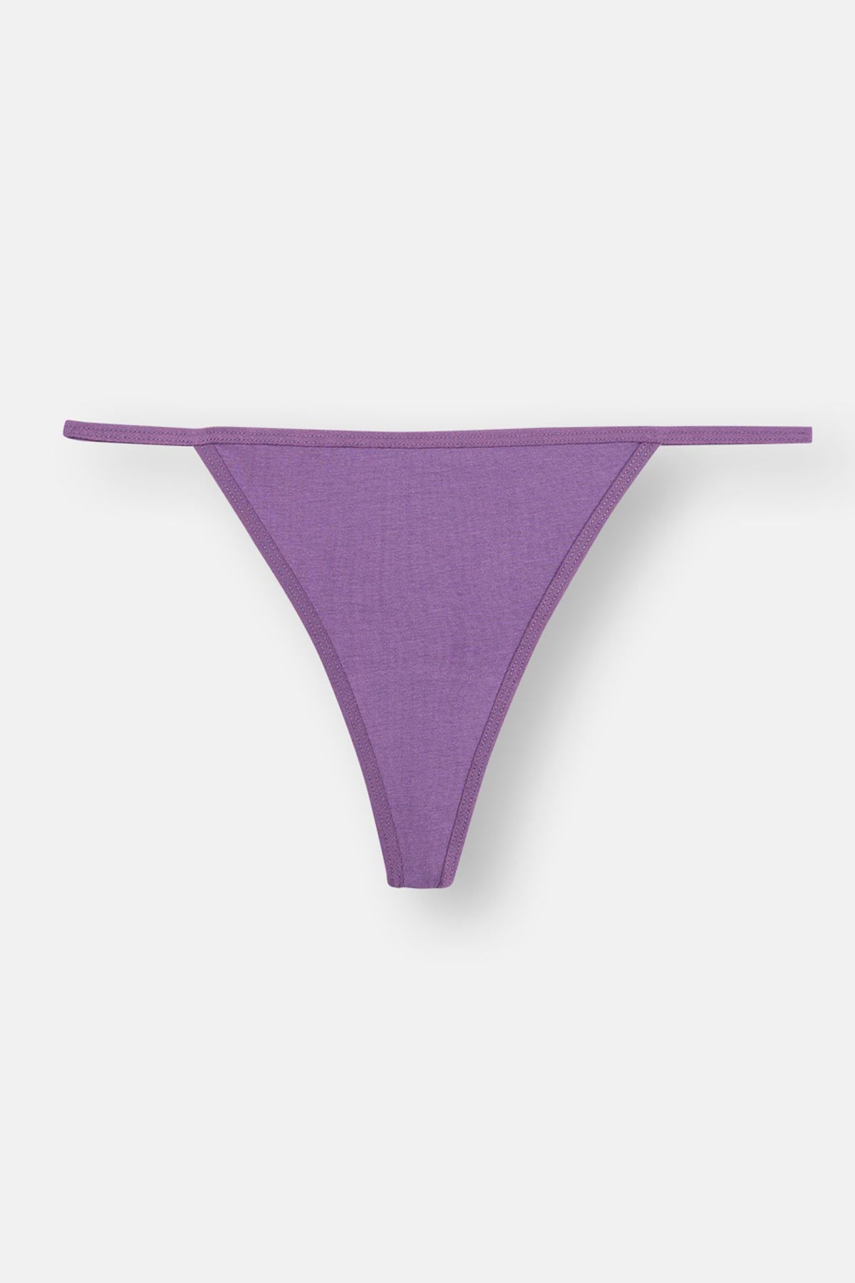 Gray-Mint-Purple 3-PACK PLAIN G-STRING PANTIES