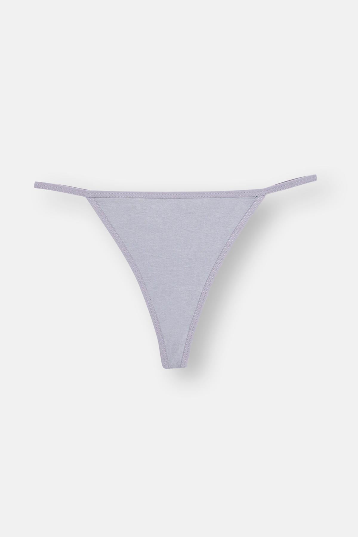 Gray-Mint-Purple 3-PACK PLAIN G-STRING PANTIES